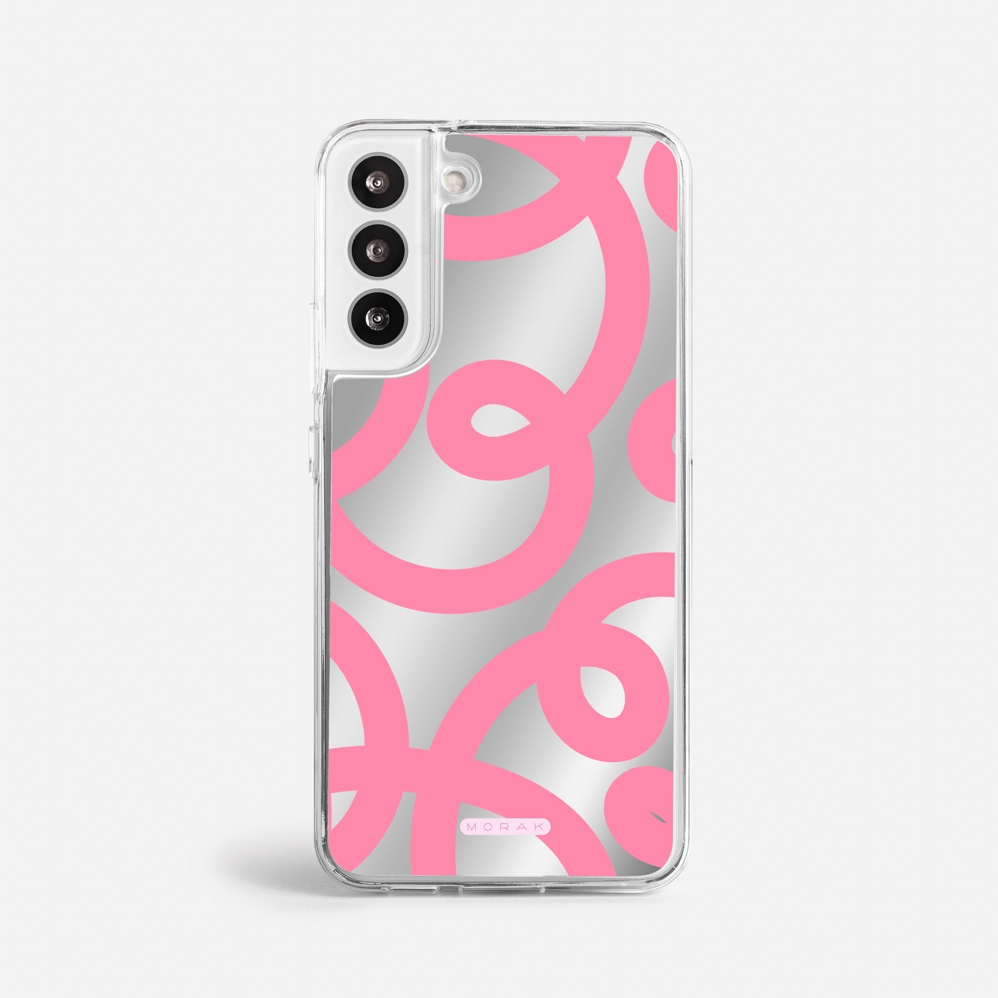Case Pink Loops - Espejo Premium – Protección antigolpe | Diseño colombiano | Morak