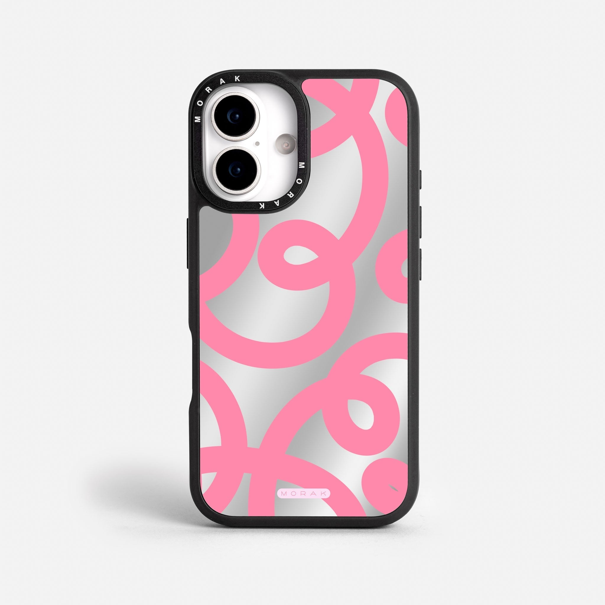 Case Pink Loops - Espejo Premium – Protección antigolpe | Diseño colombiano | Morak