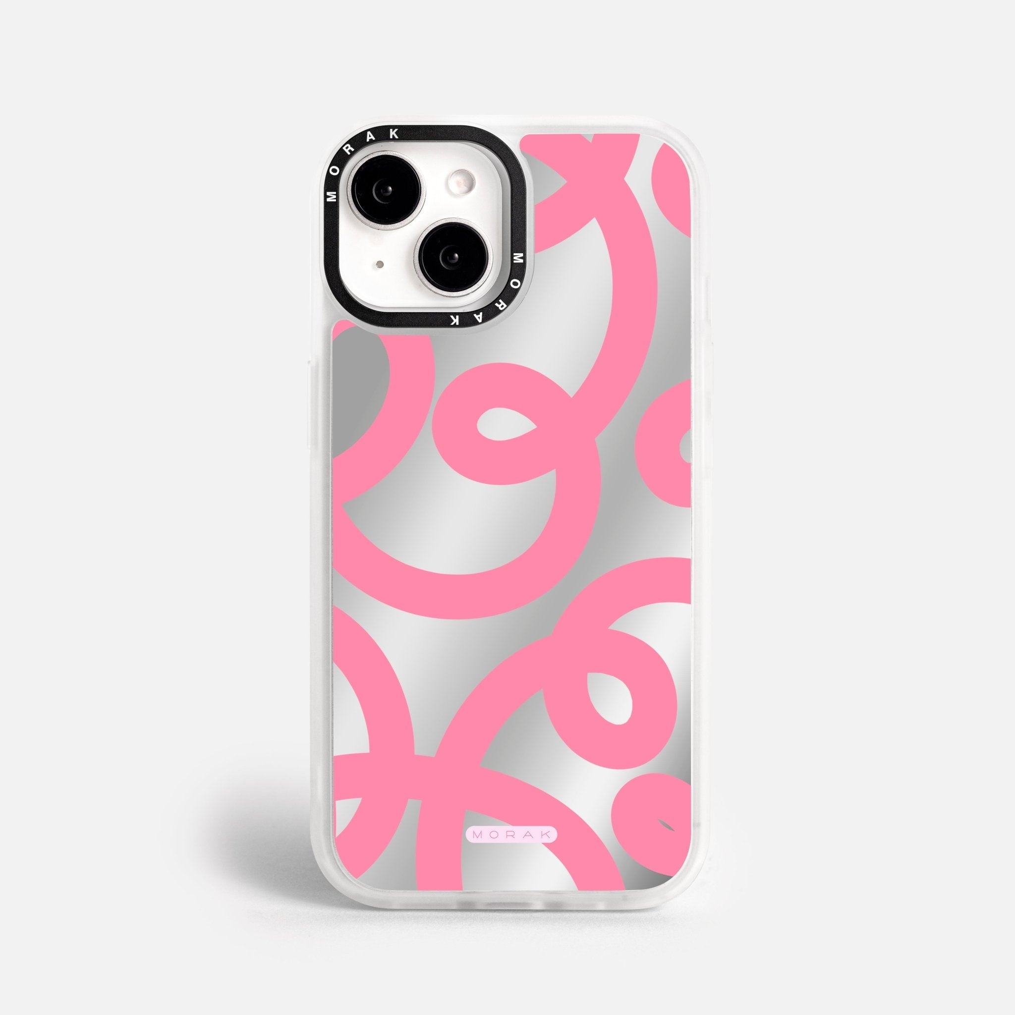 Case Pink Loops - Espejo Premium – Protección antigolpe | Diseño colombiano | Morak
