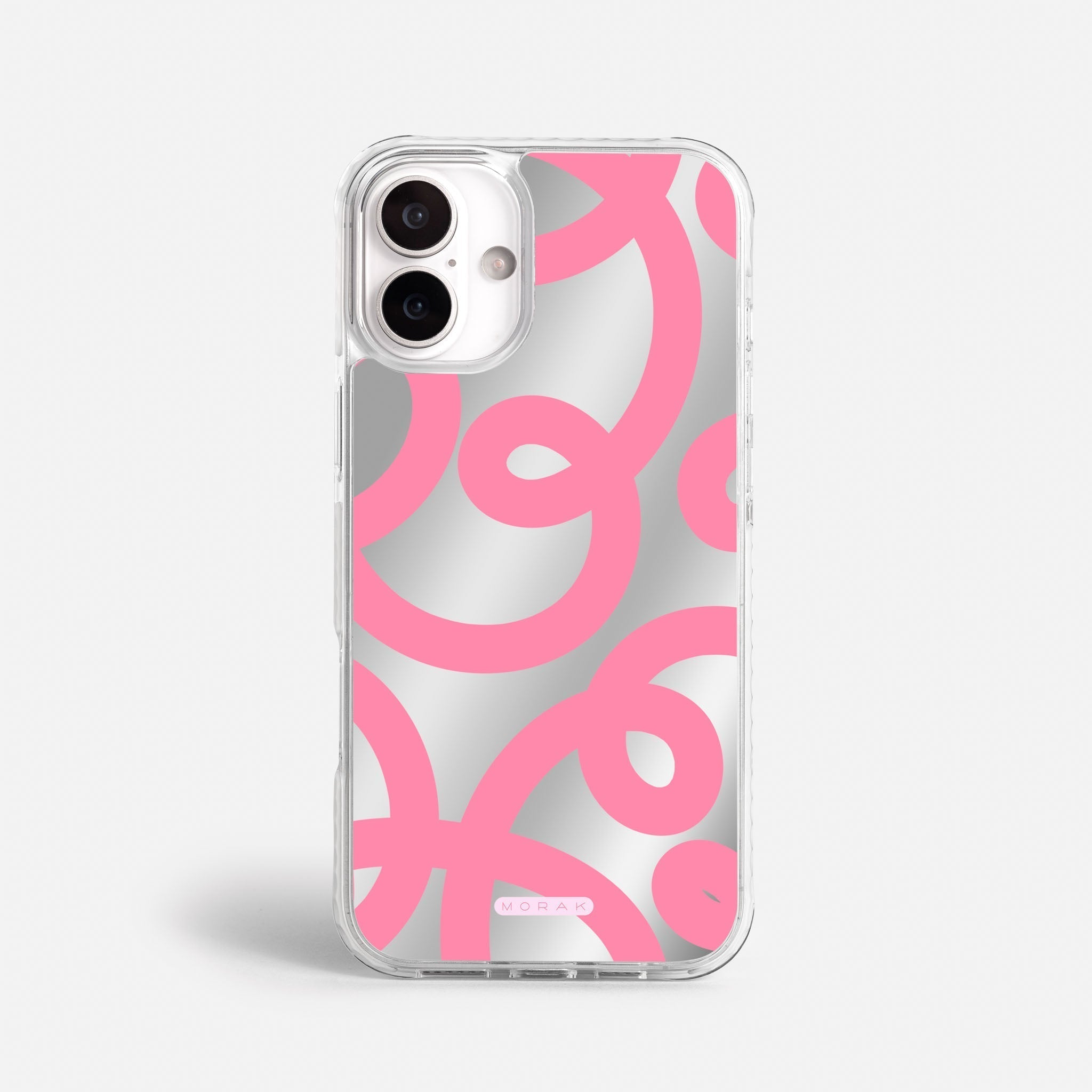 Case Pink Loops - Espejo Premium – Protección antigolpe | Diseño colombiano | Morak