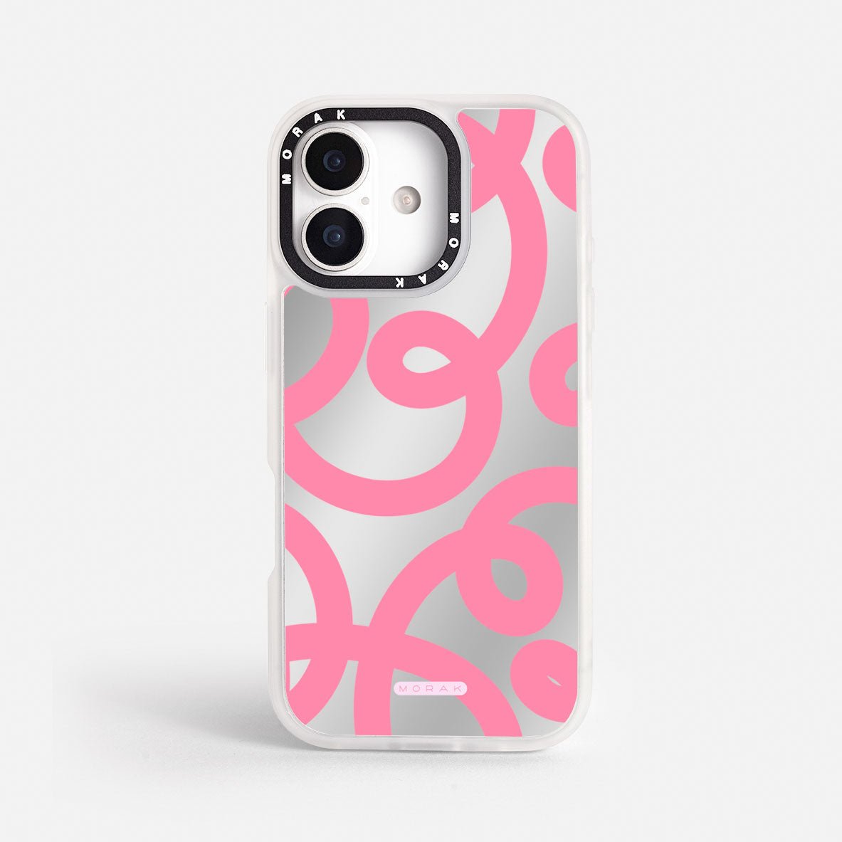 Case Pink Loops - Espejo Premium – Protección antigolpe | Diseño colombiano | Morak