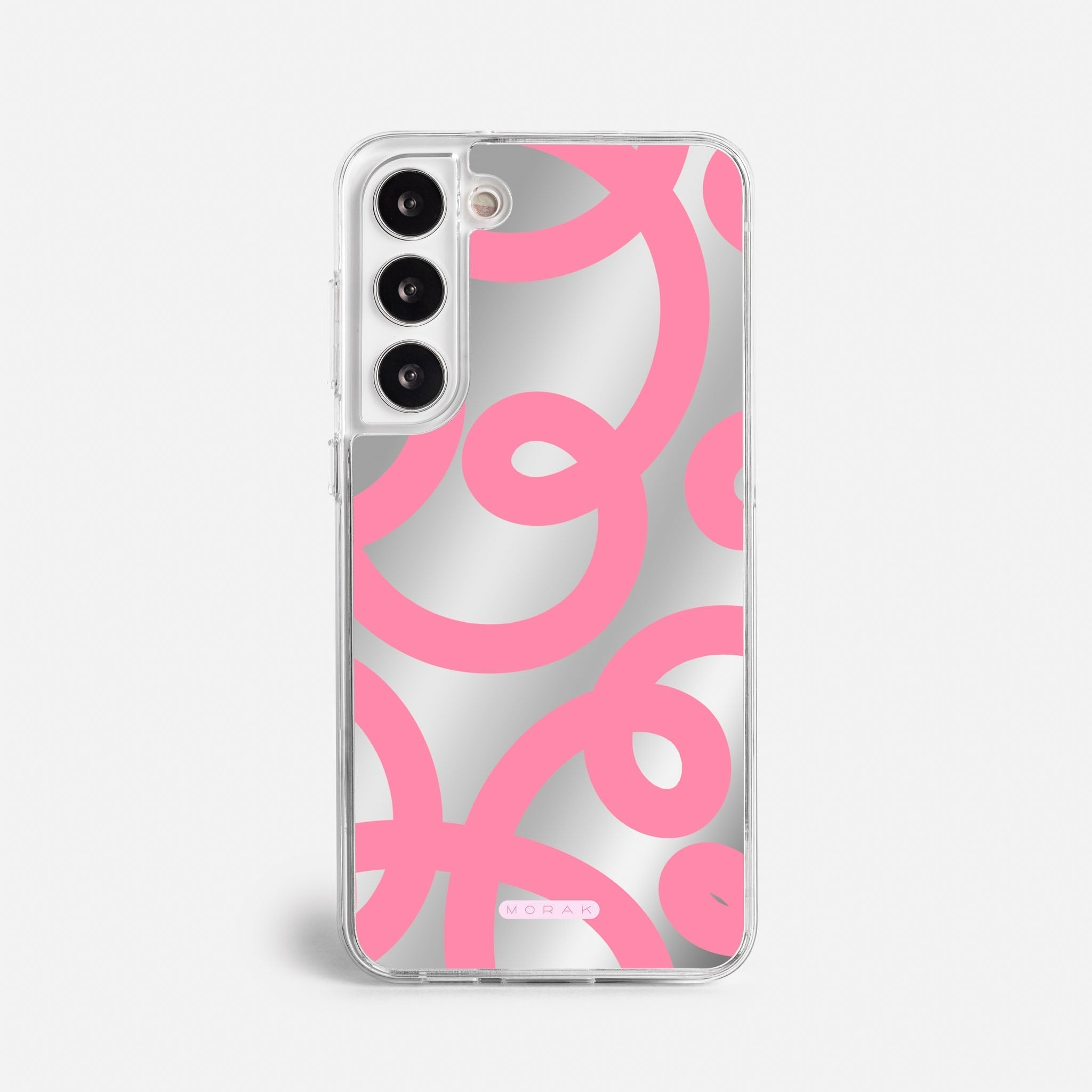 Case Pink Loops - Espejo Premium – Protección antigolpe | Diseño colombiano | Morak
