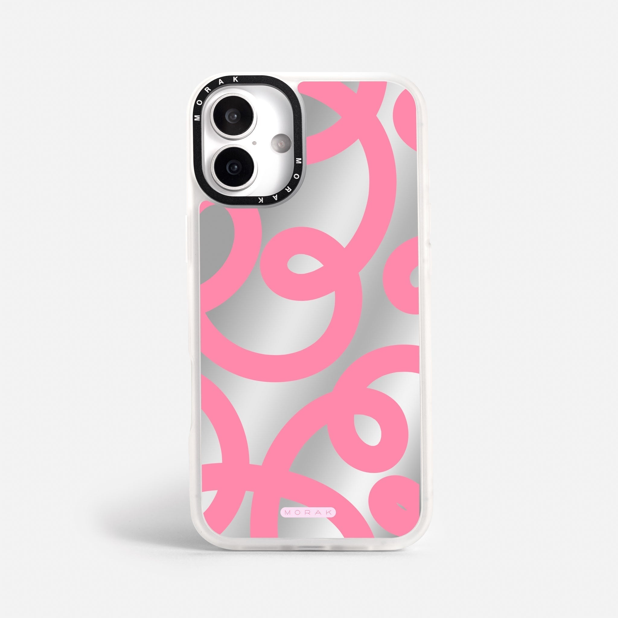 Case Pink Loops - Espejo Premium – Protección antigolpe | Diseño colombiano | Morak