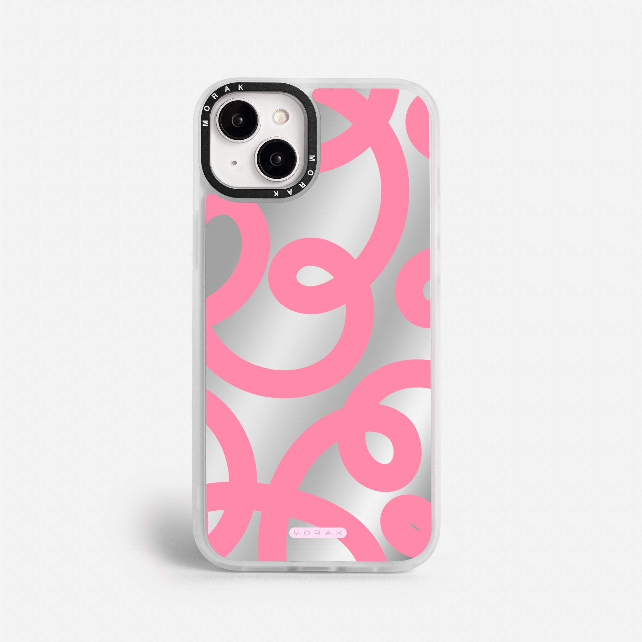 Case Pink Loops - Espejo Premium – Protección antigolpe | Diseño colombiano | Morak