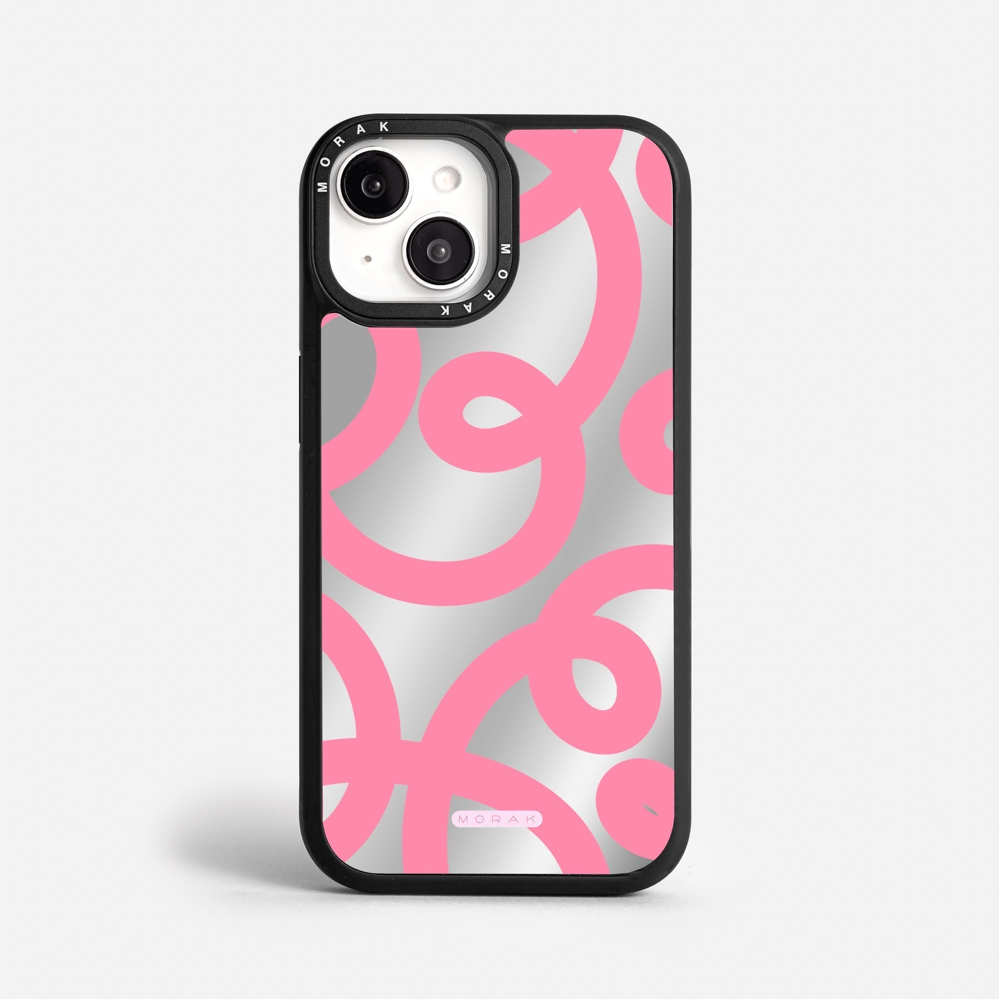 Case Pink Loops - Espejo Premium – Protección antigolpe | Diseño colombiano | Morak