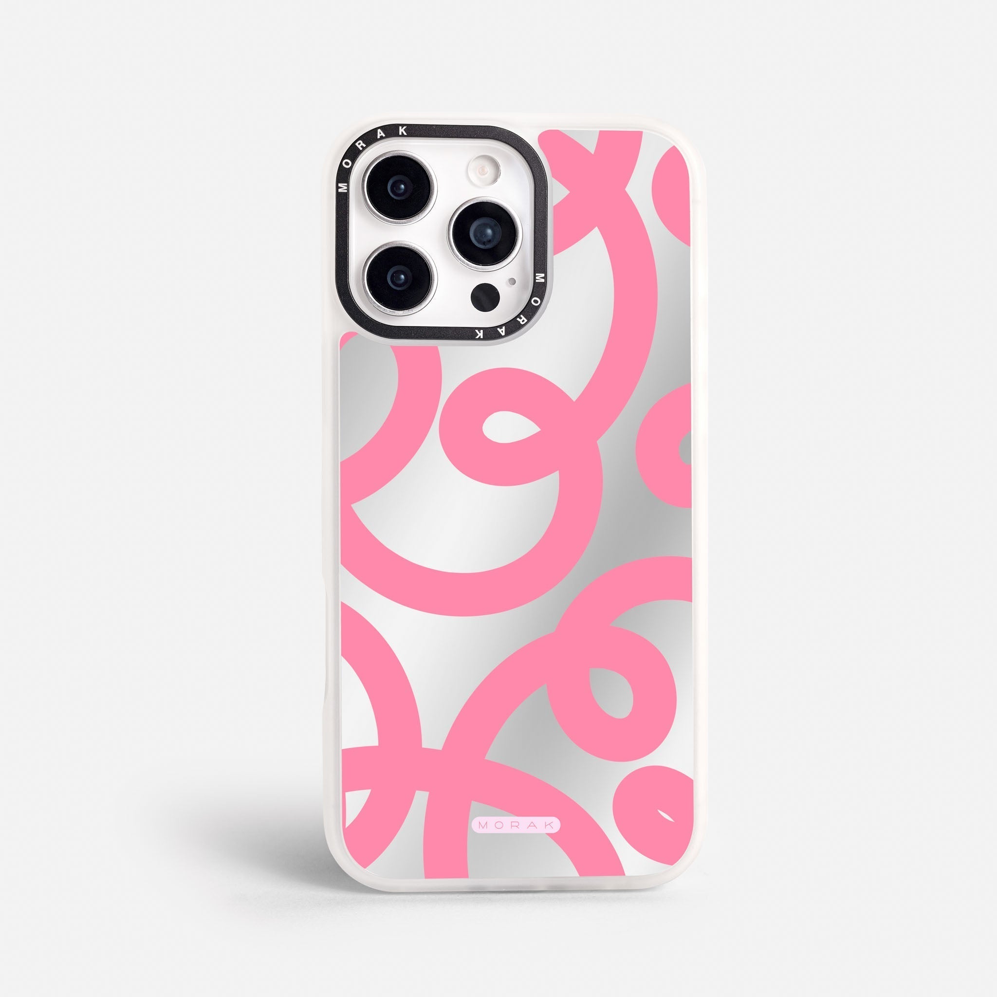 Case Pink Loops - Espejo Premium – Protección antigolpe | Diseño colombiano | Morak