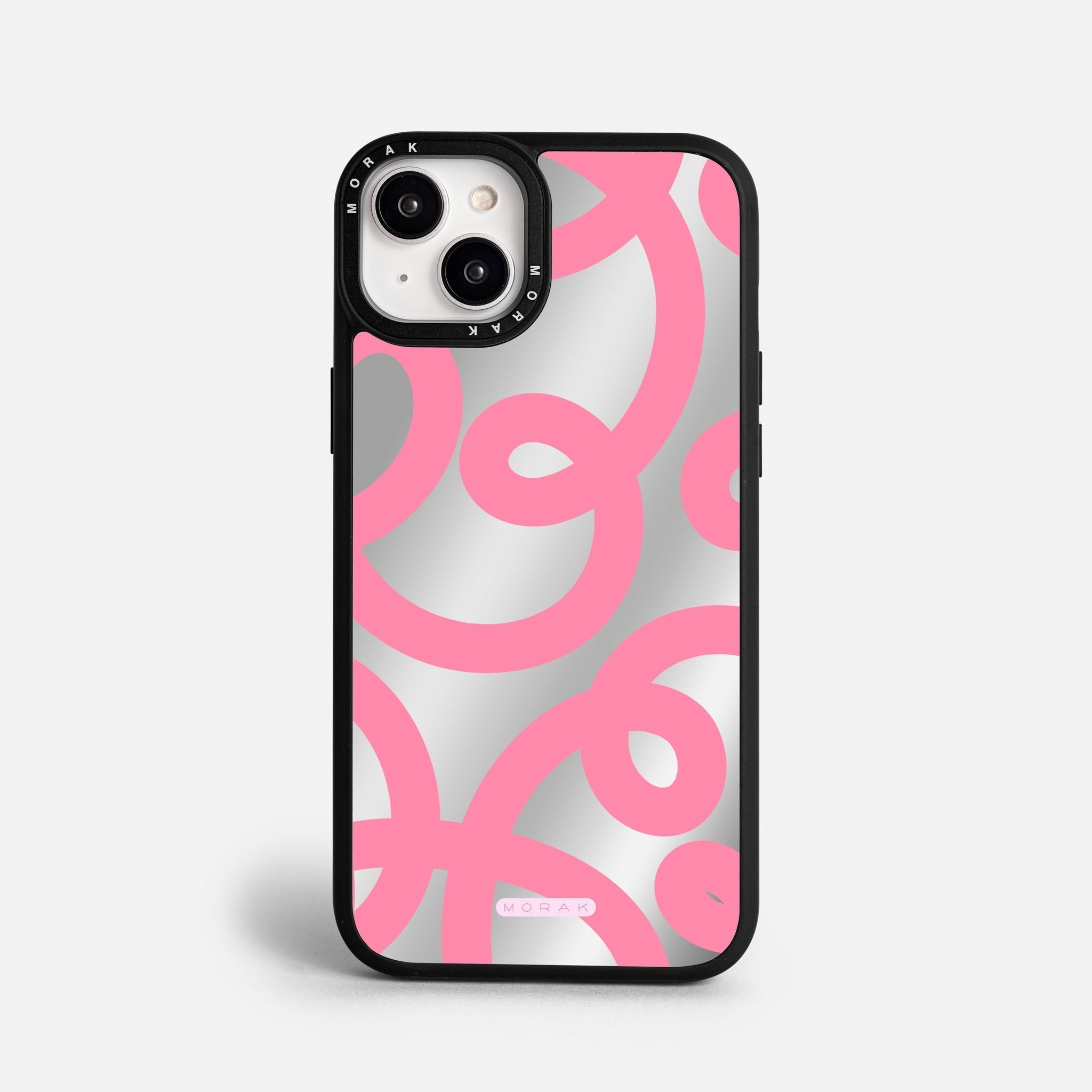 Case Pink Loops - Espejo Premium – Protección antigolpe | Diseño colombiano | Morak