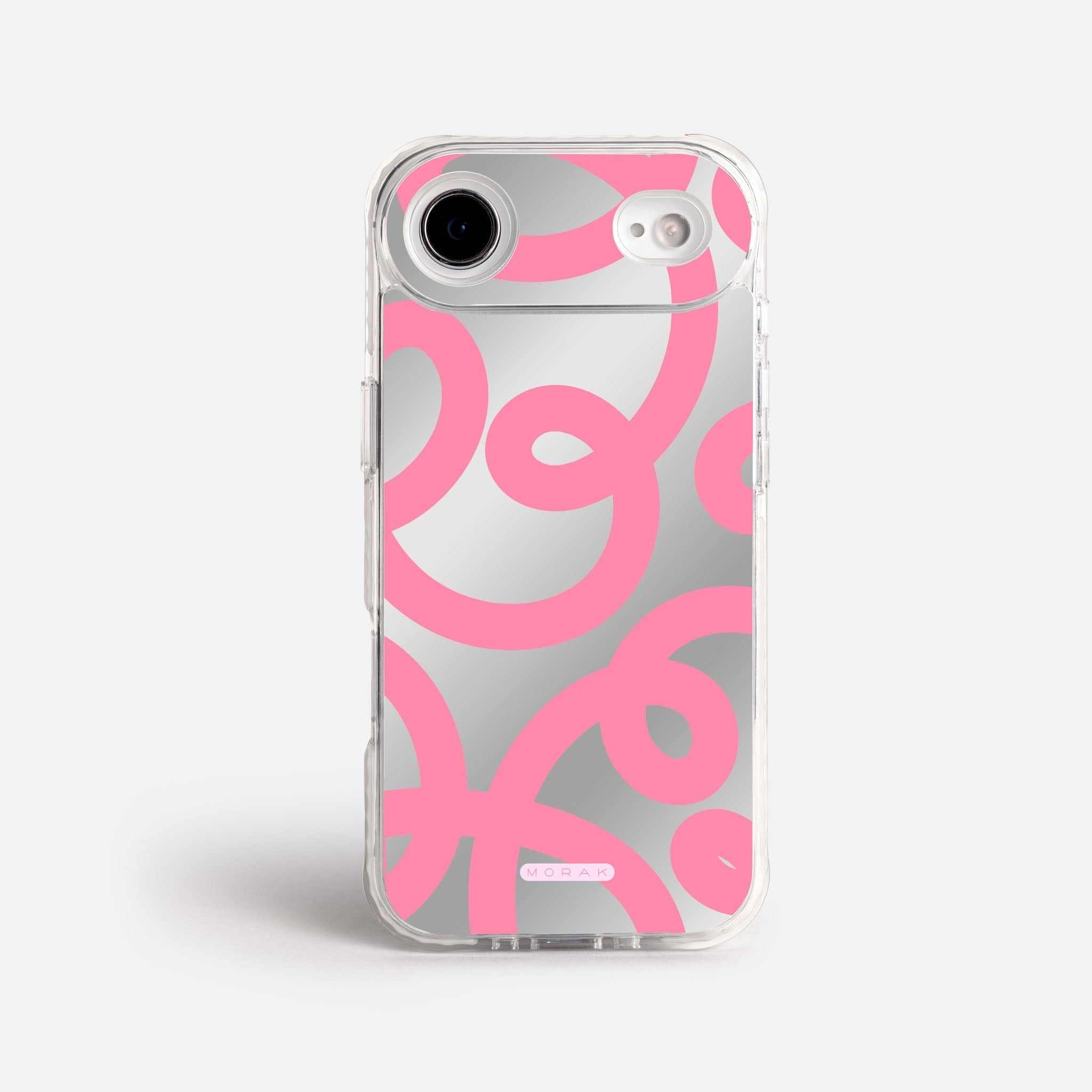 Case Pink Loops - Espejo Premium – Protección antigolpe | Diseño colombiano | Morak