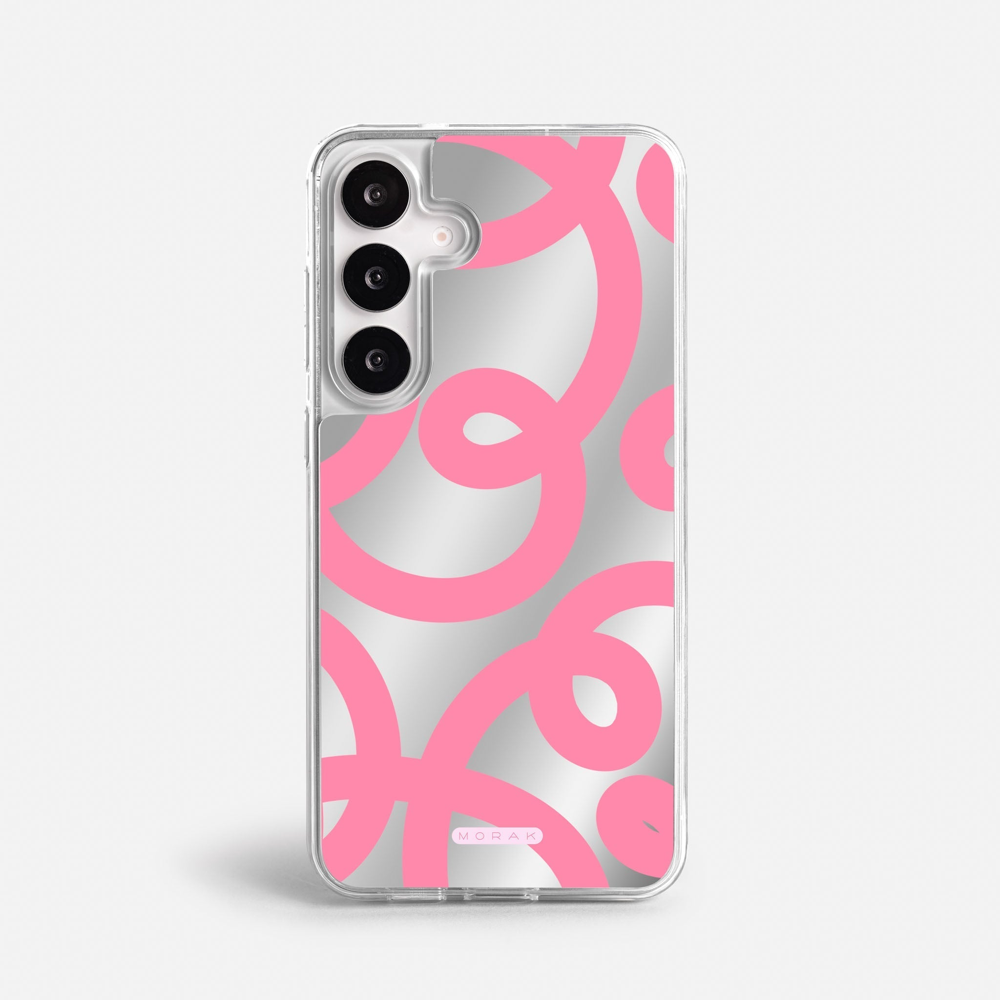 Case Pink Loops - Espejo Premium – Protección antigolpe | Diseño colombiano | Morak