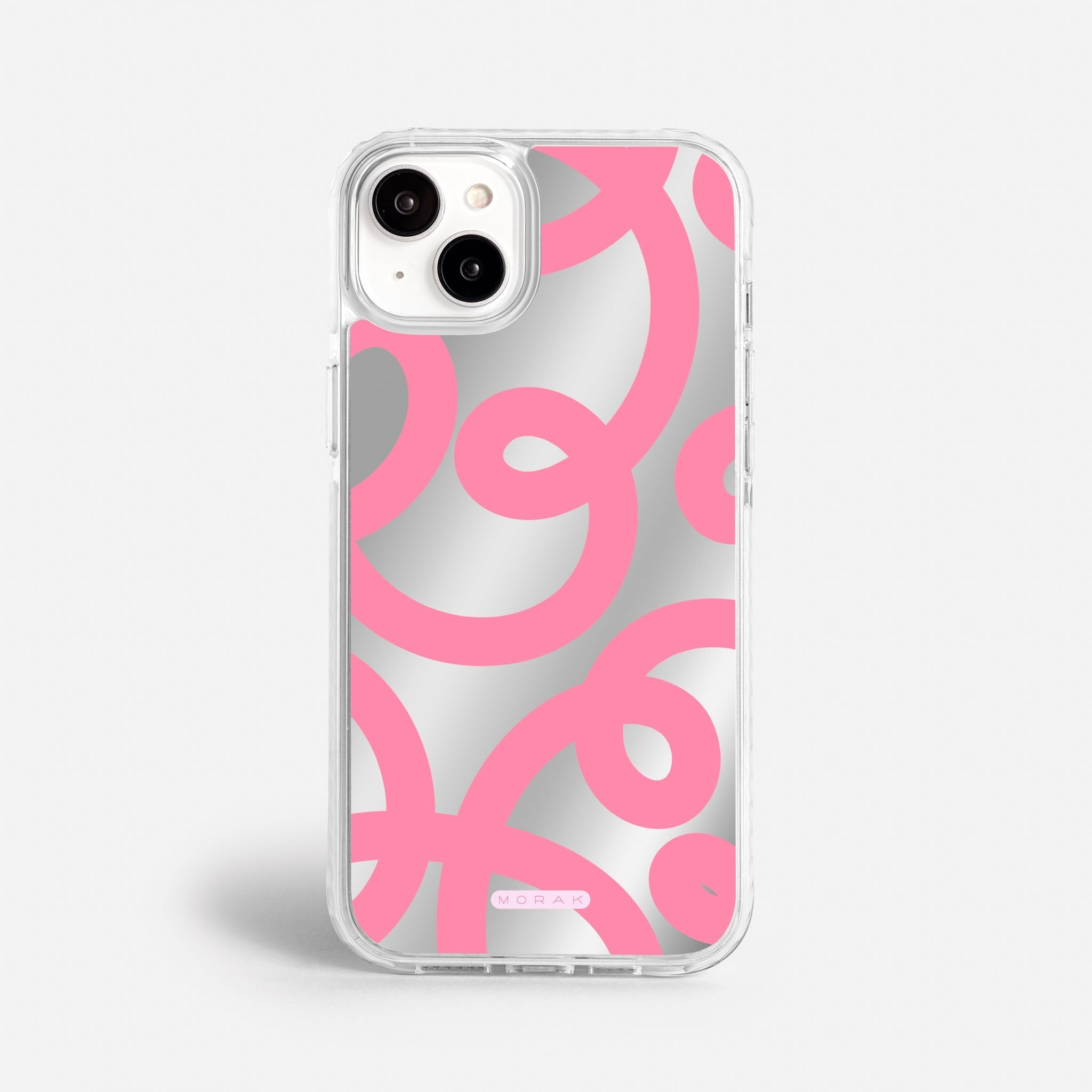 Case Pink Loops - Espejo Premium – Protección antigolpe | Diseño colombiano | Morak