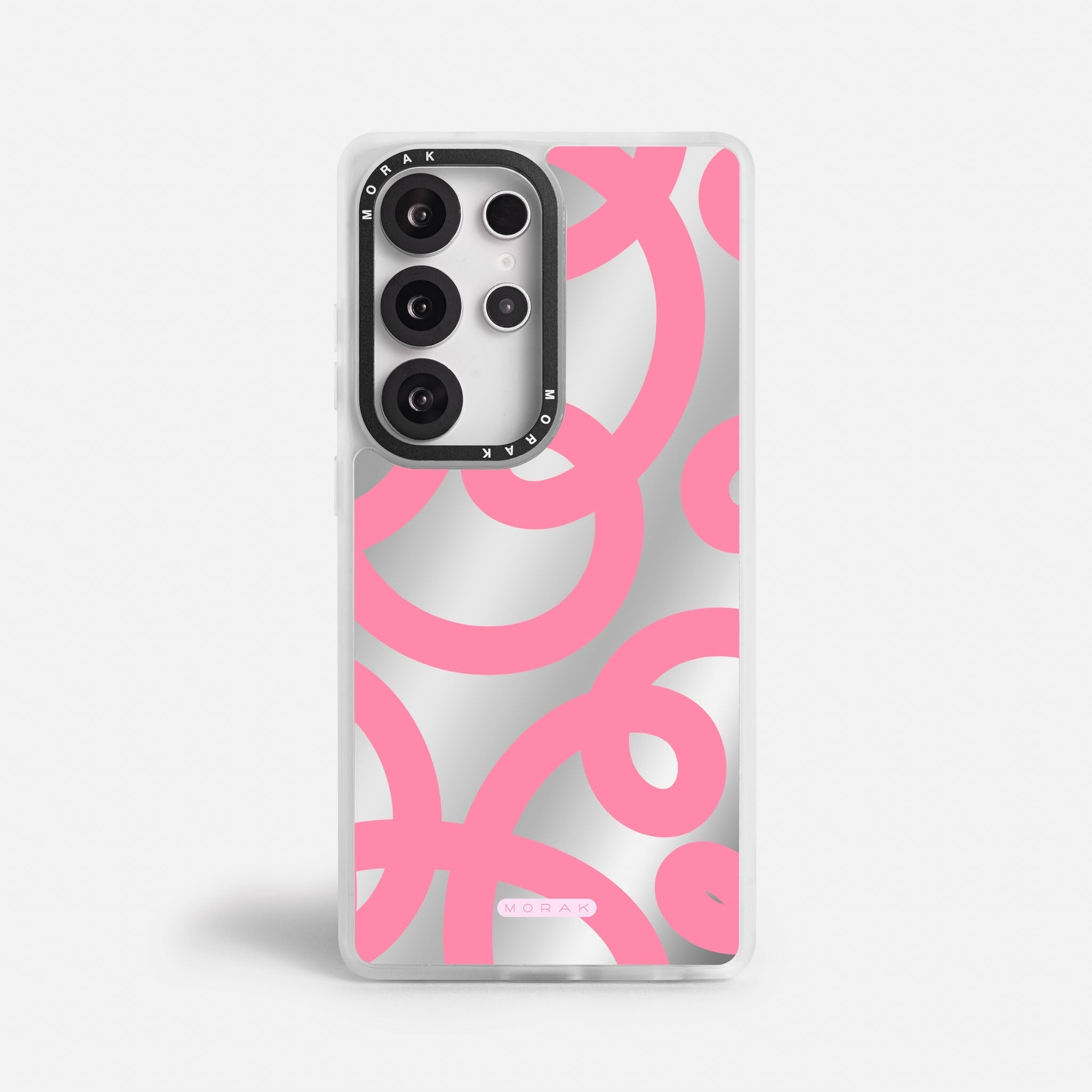 Case Pink Loops - Espejo Premium – Protección antigolpe | Diseño colombiano | Morak