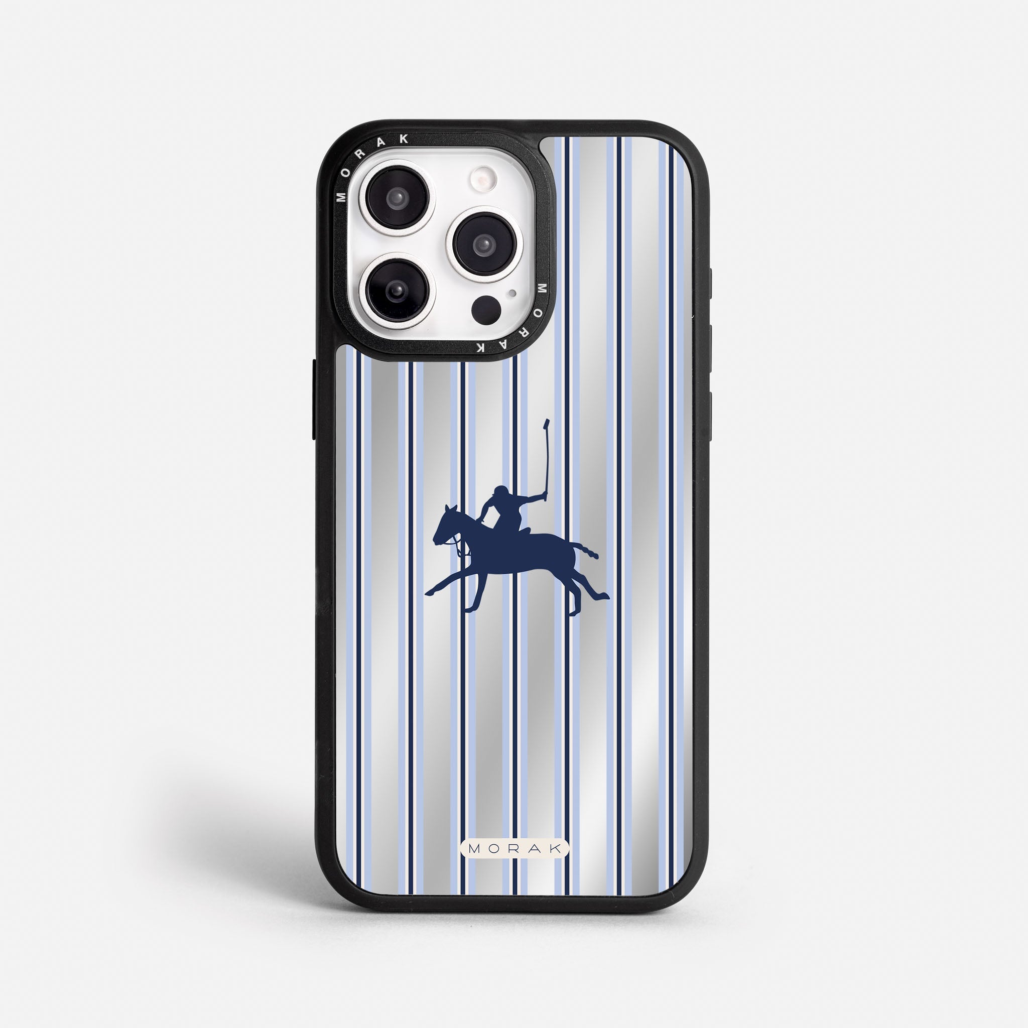 Case Polo Stripe - Espejo Premium – Protección antigolpe | Diseño colombiano | Morak
