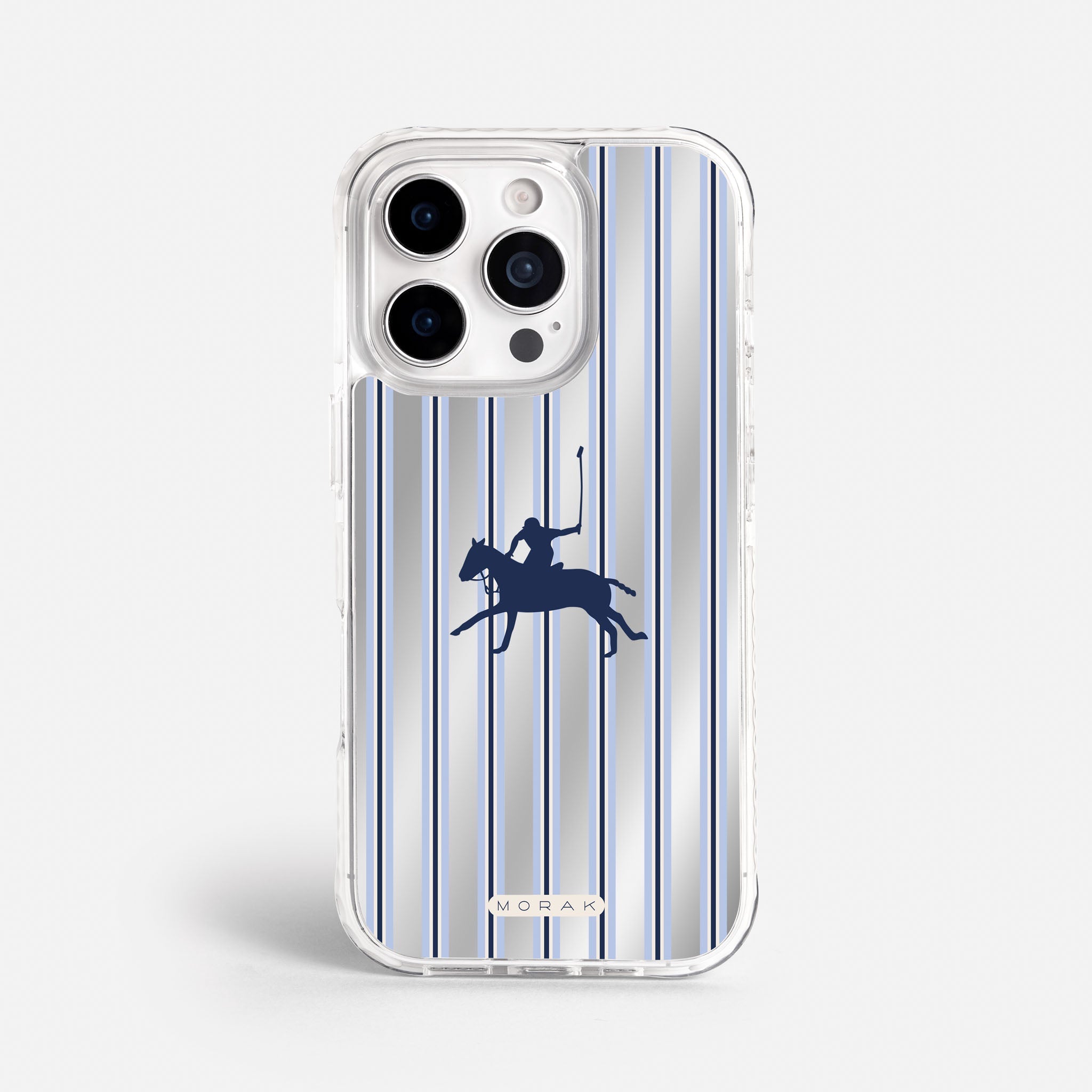Case Polo Stripe - Espejo Premium – Protección antigolpe | Diseño colombiano | Morak