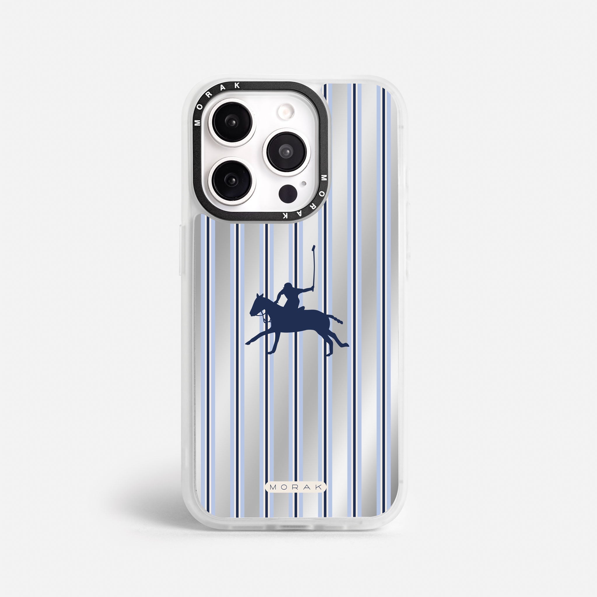 Case Polo Stripe - Espejo Premium – Protección antigolpe | Diseño colombiano | Morak