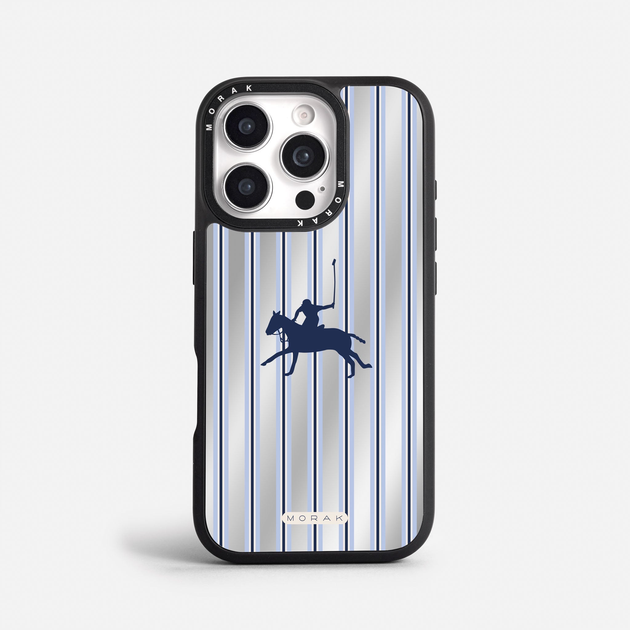 Case Polo Stripe - Espejo Premium – Protección antigolpe | Diseño colombiano | Morak