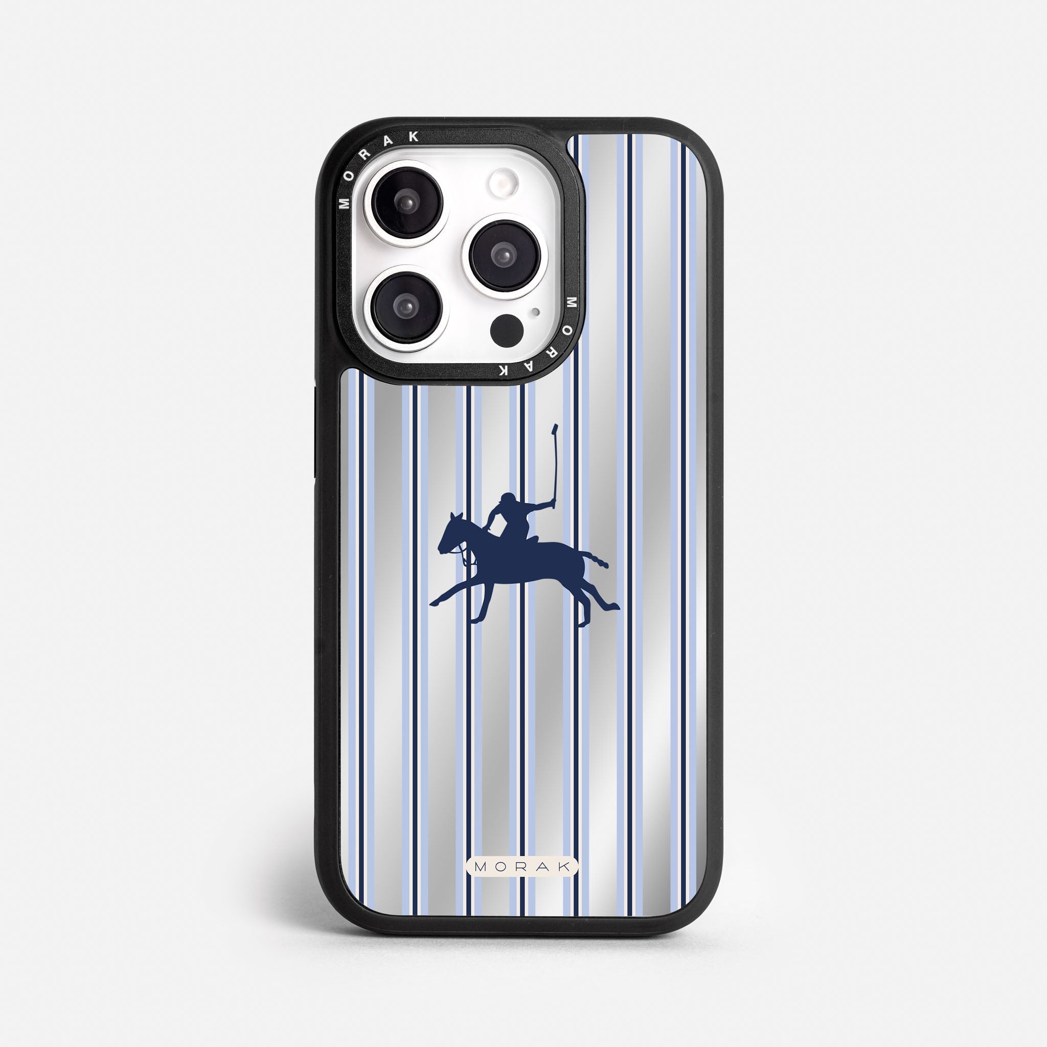 Case Polo Stripe - Espejo Premium – Protección antigolpe | Diseño colombiano | Morak