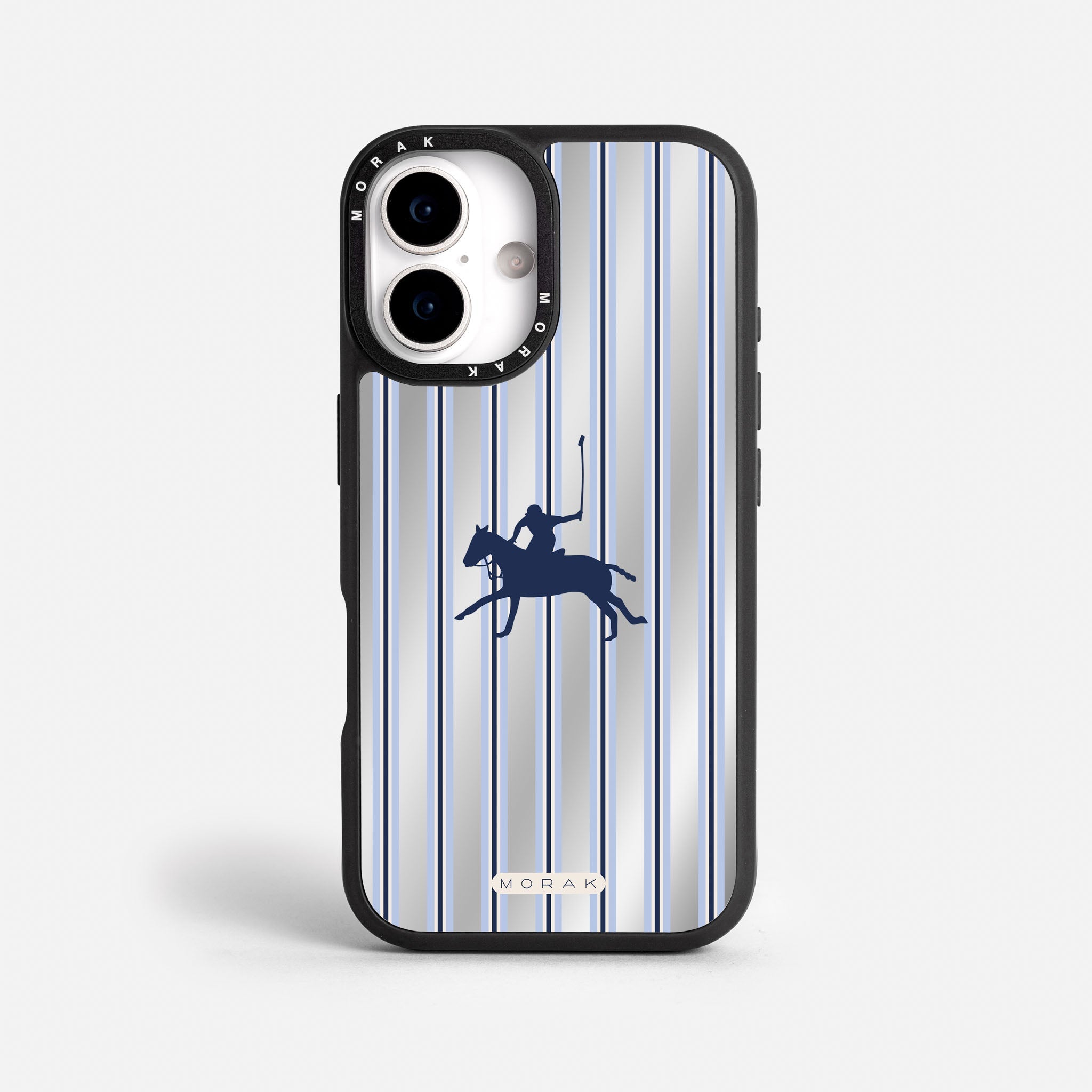 Case Polo Stripe - Espejo Premium – Protección antigolpe | Diseño colombiano | Morak