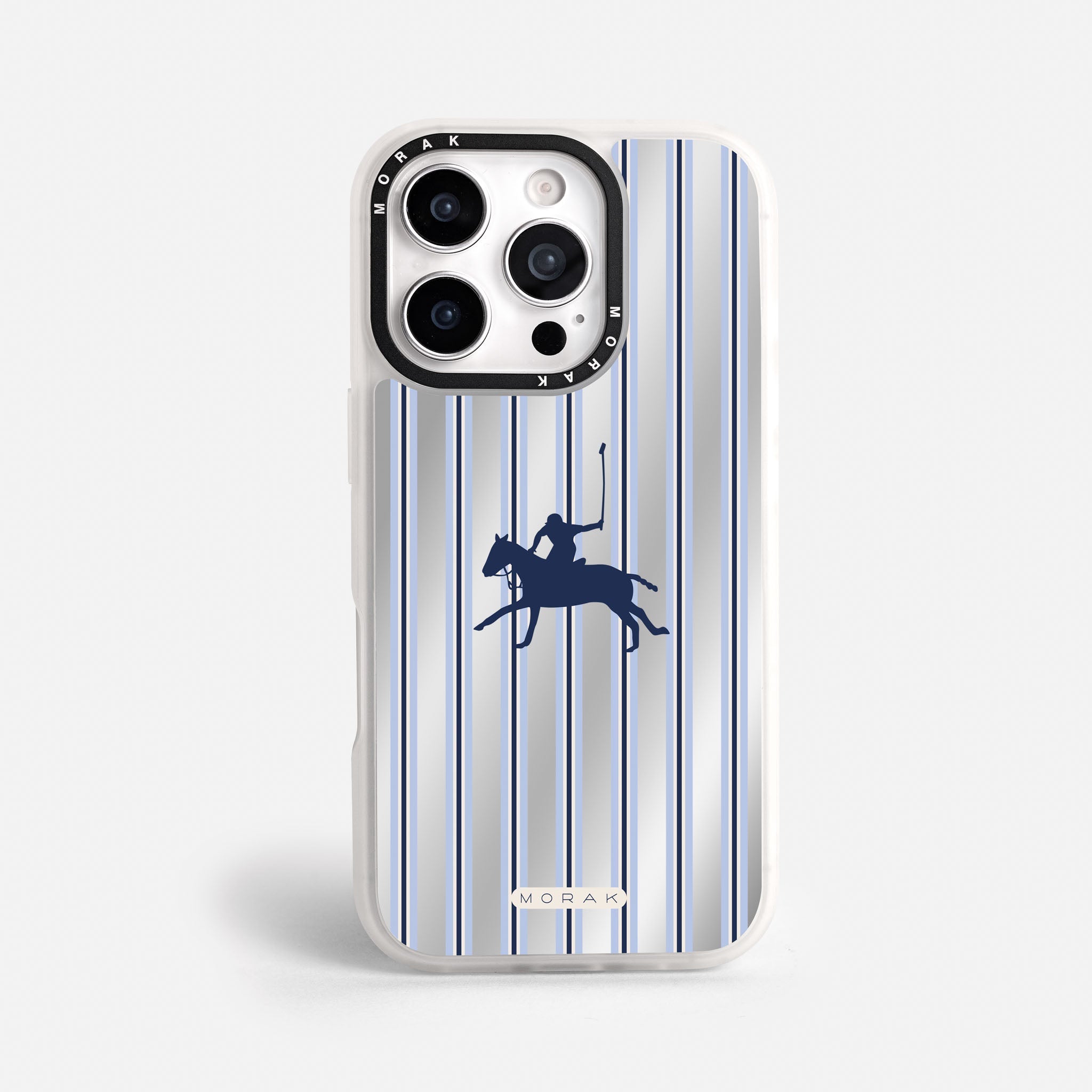 Case Polo Stripe - Espejo Premium – Protección antigolpe | Diseño colombiano | Morak