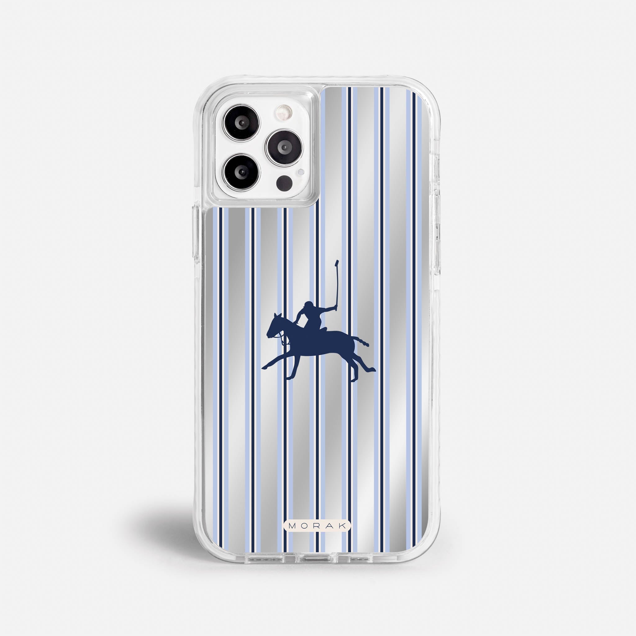 Case Polo Stripe - Espejo Premium – Protección antigolpe | Diseño colombiano | Morak