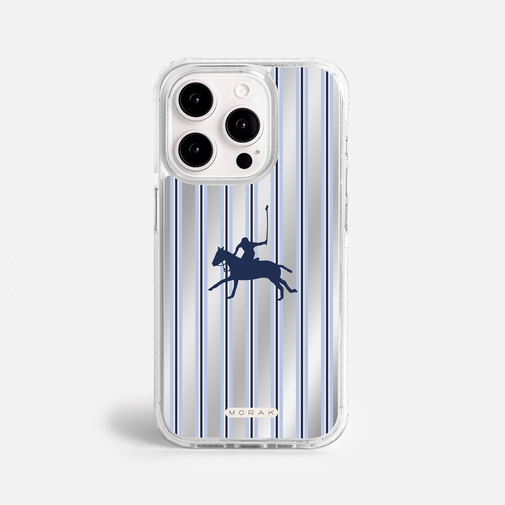Case Polo Stripe - Espejo Premium – Protección antigolpe | Diseño colombiano | Morak