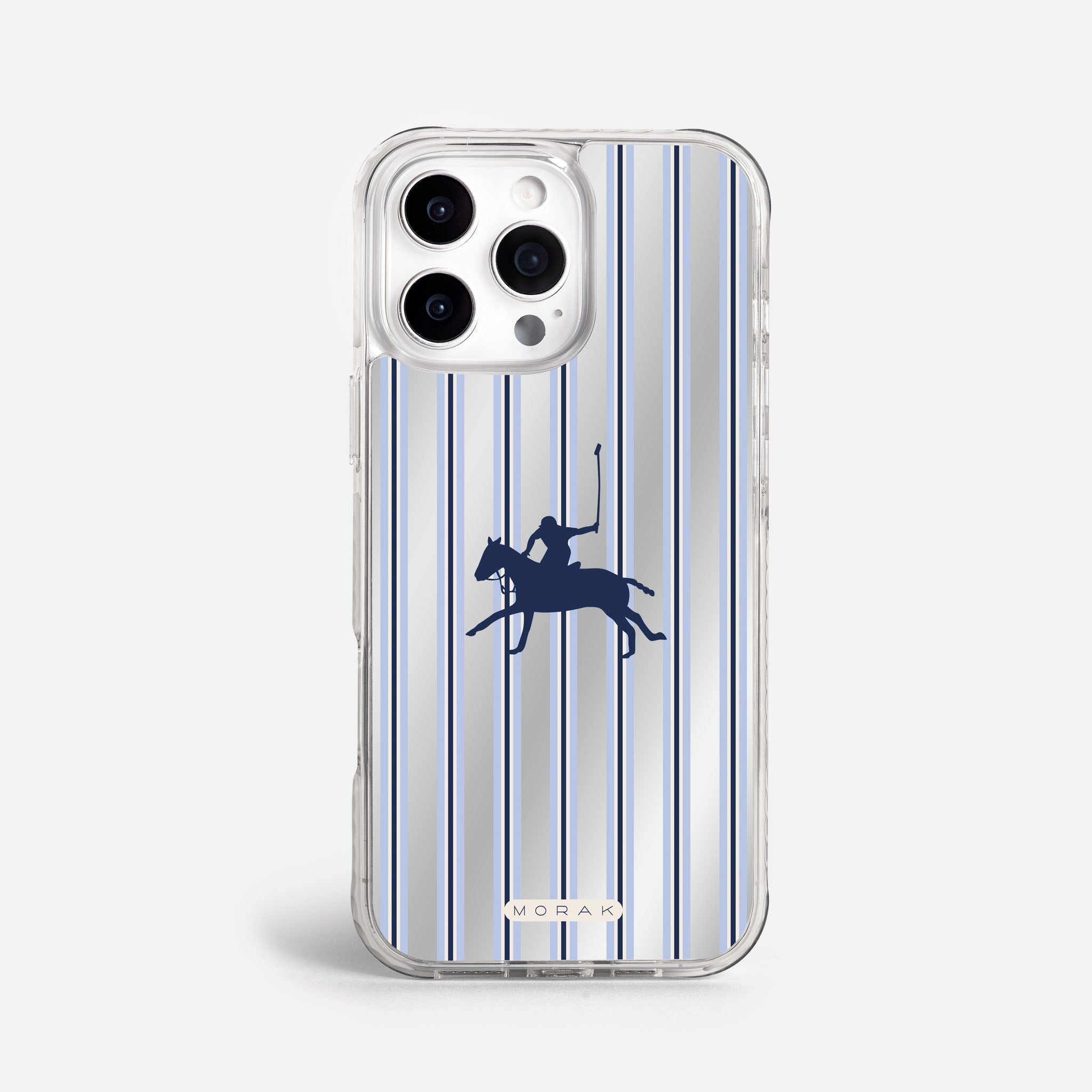 Case Polo Stripe - Espejo Premium – Protección antigolpe | Diseño colombiano | Morak