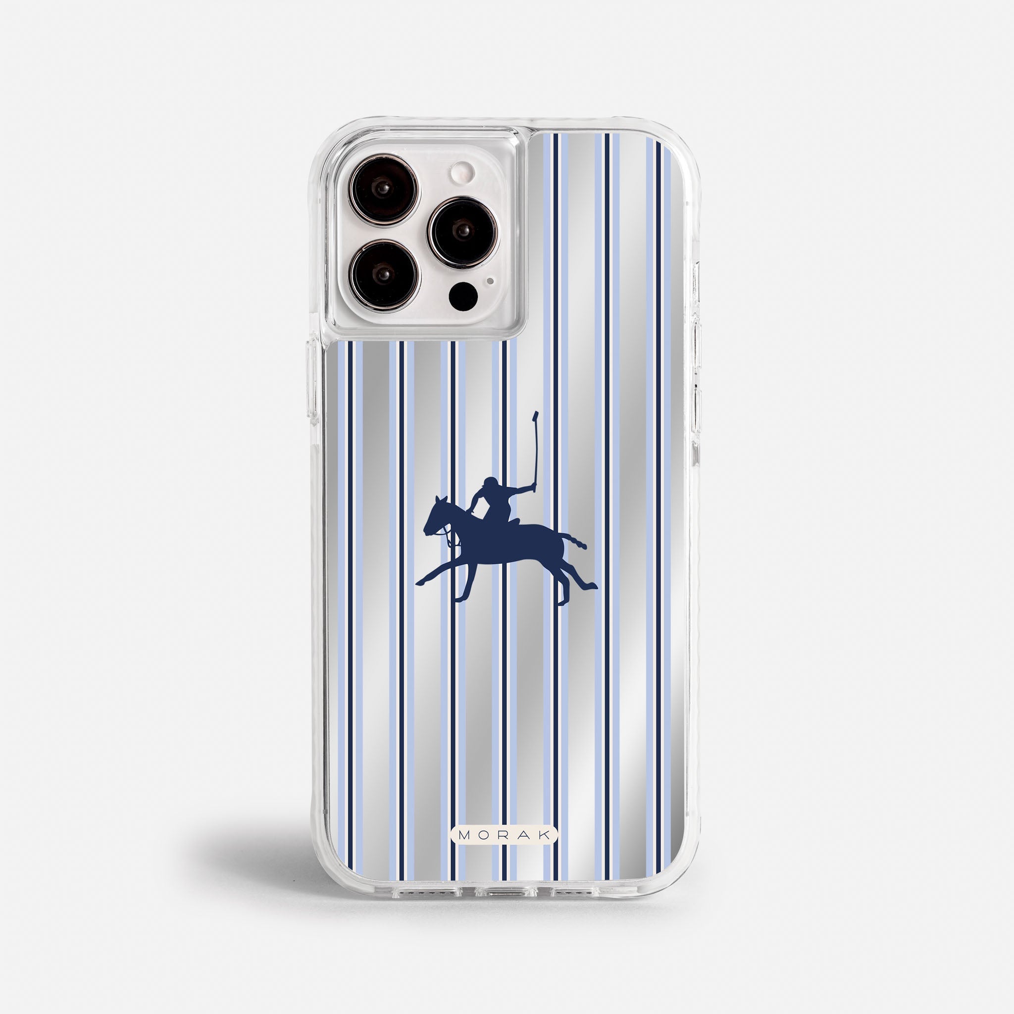 Case Polo Stripe - Espejo Premium – Protección antigolpe | Diseño colombiano | Morak
