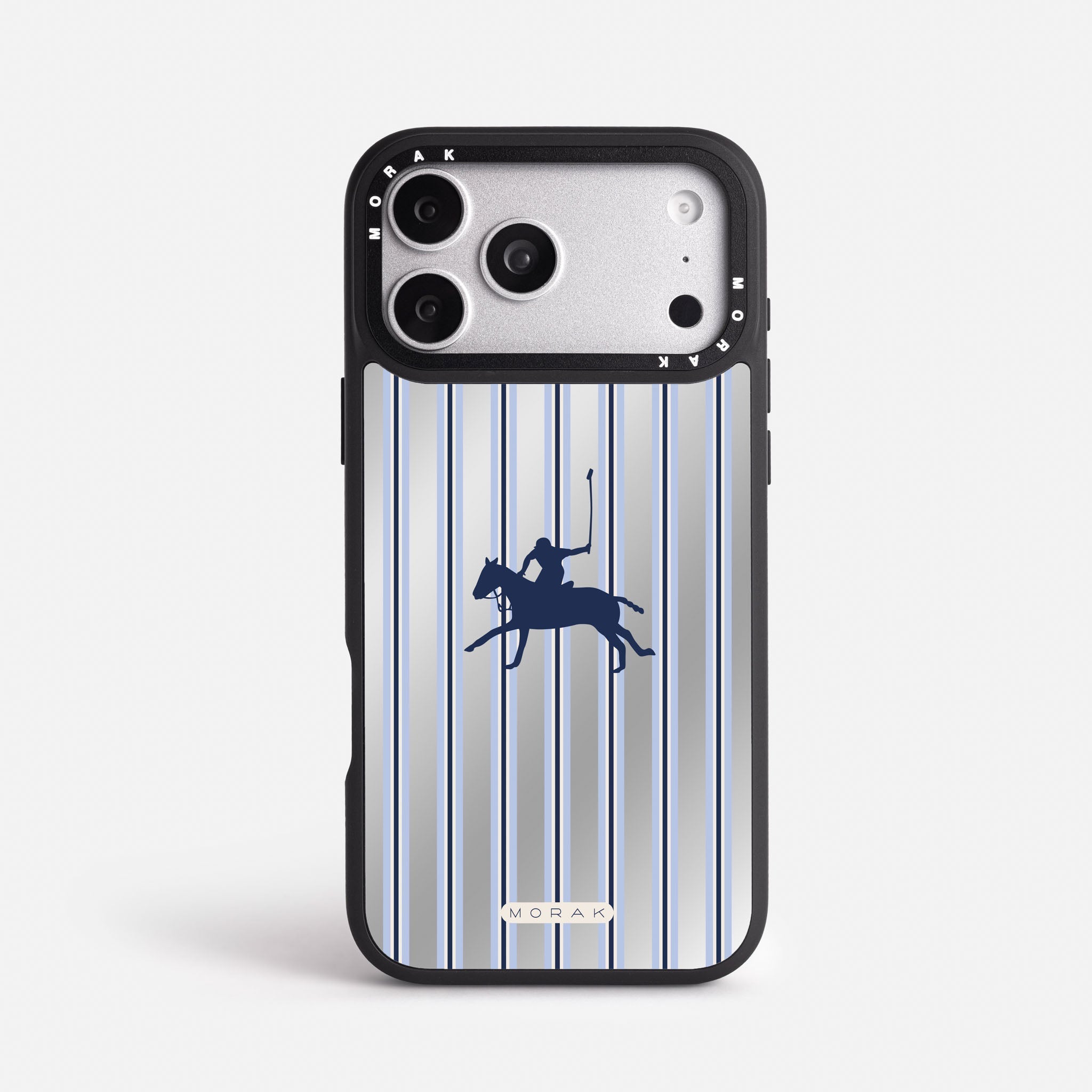 Case Polo Stripe - Espejo Premium – Protección antigolpe | Diseño colombiano | Morak
