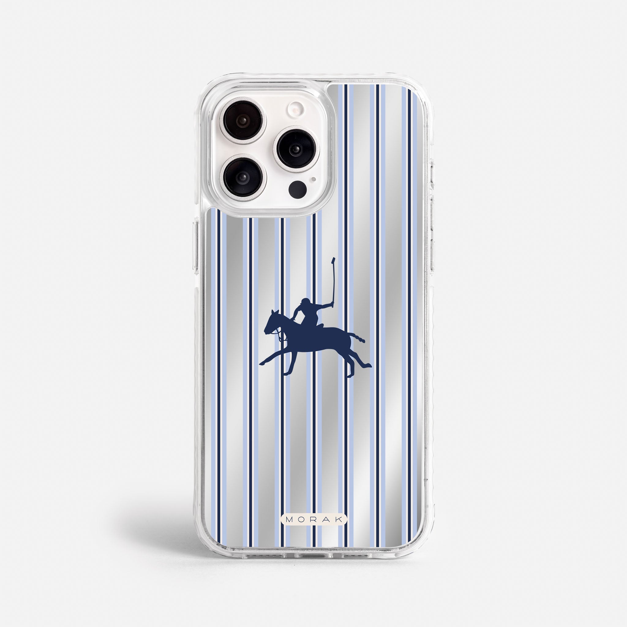 Case Polo Stripe - Espejo Premium – Protección antigolpe | Diseño colombiano | Morak
