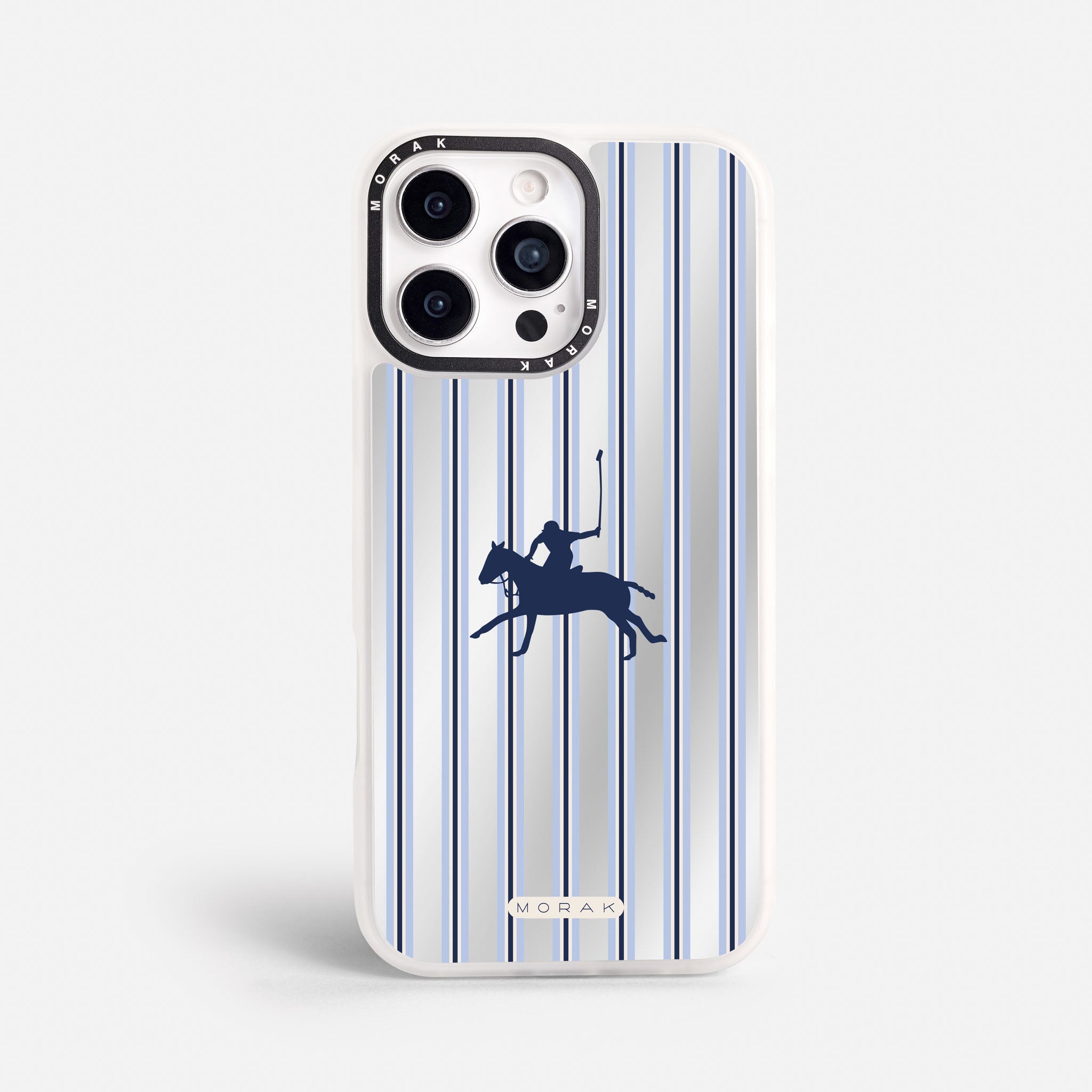 Case Polo Stripe - Espejo Premium – Protección antigolpe | Diseño colombiano | Morak