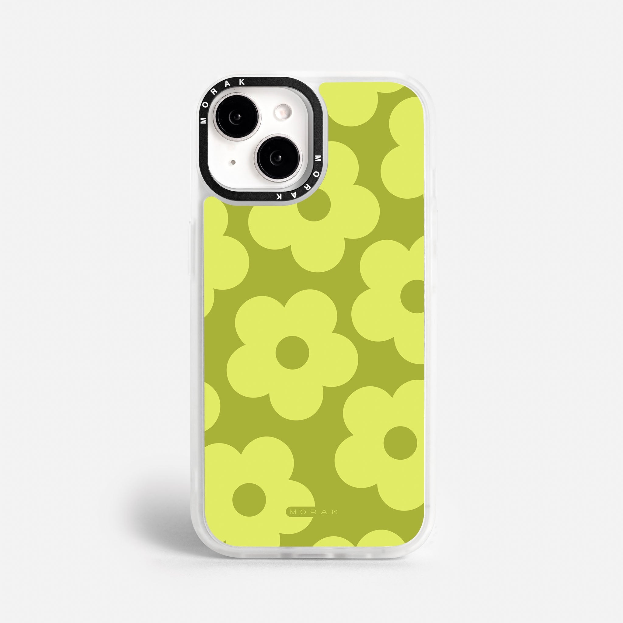 Case Retro Flowers - Blanco Premium – Protección antigolpe | Diseño colombiano | Morak