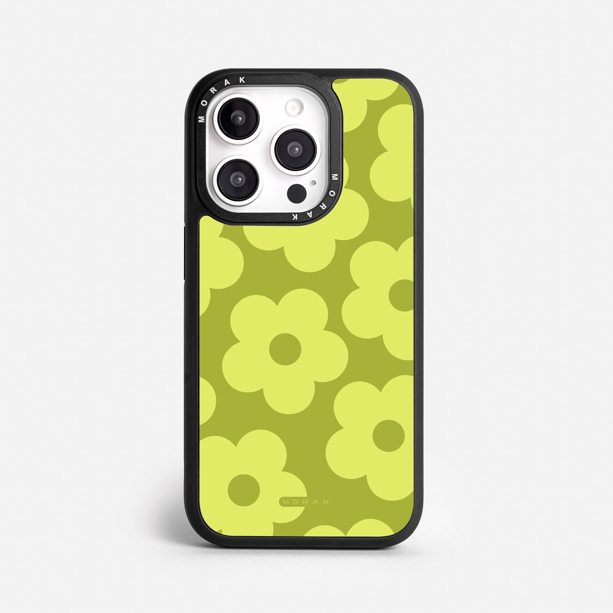 Case Retro Flowers - Blanco Premium – Protección antigolpe | Diseño colombiano | Morak