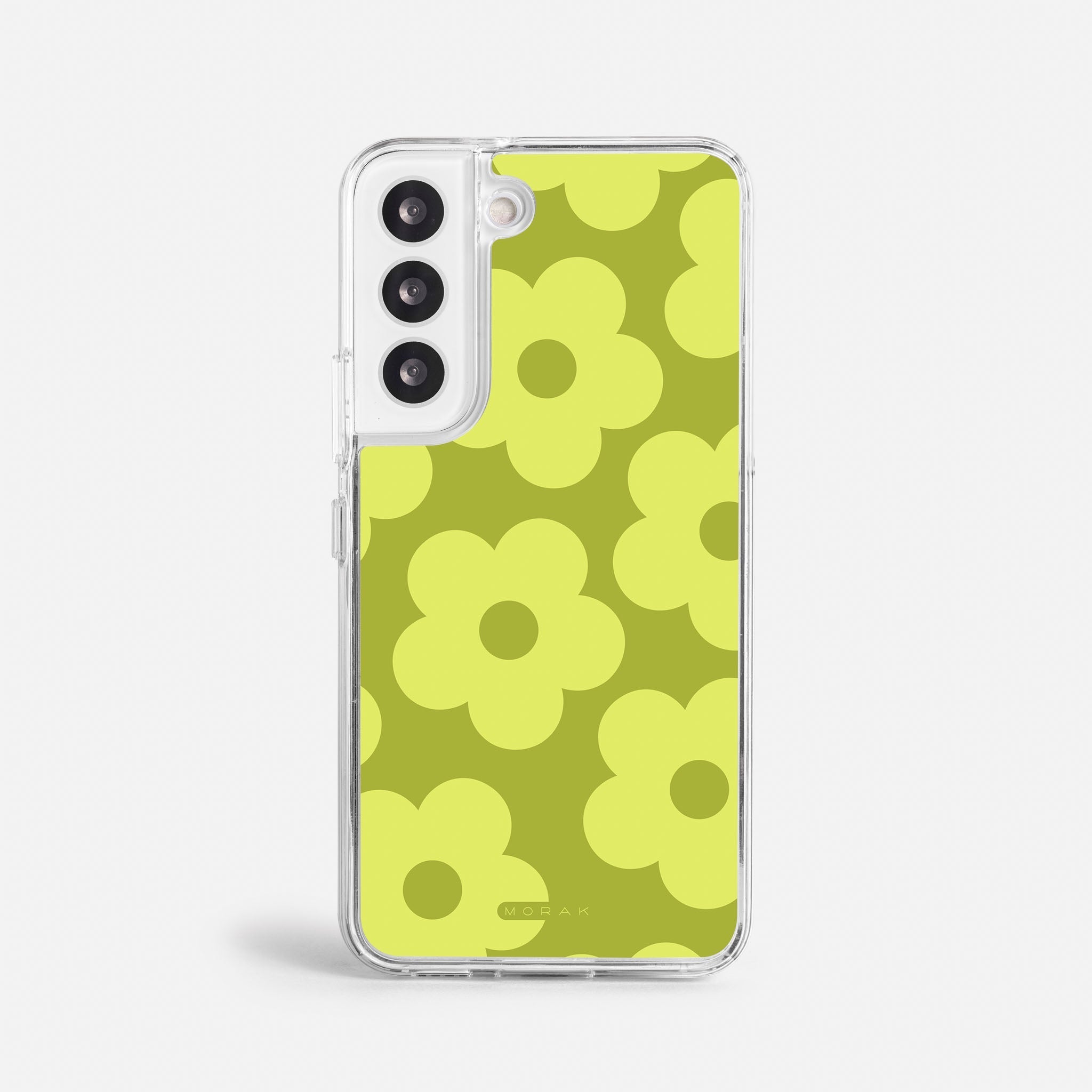 Case Retro Flowers - Blanco Premium – Protección antigolpe | Diseño colombiano | Morak