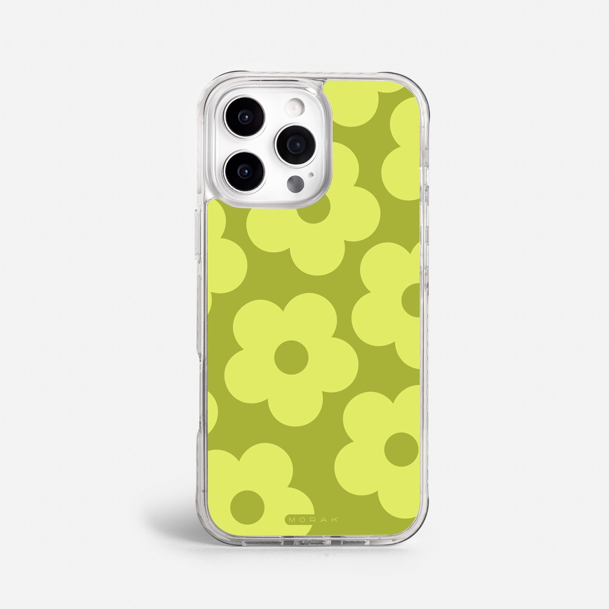 Case Retro Flowers - Blanco Premium – Protección antigolpe | Diseño colombiano | Morak