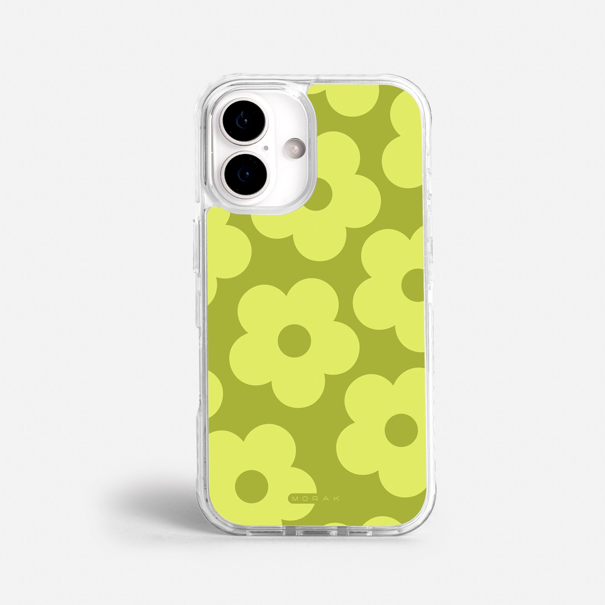 Case Retro Flowers - Blanco Premium – Protección antigolpe | Diseño colombiano | Morak
