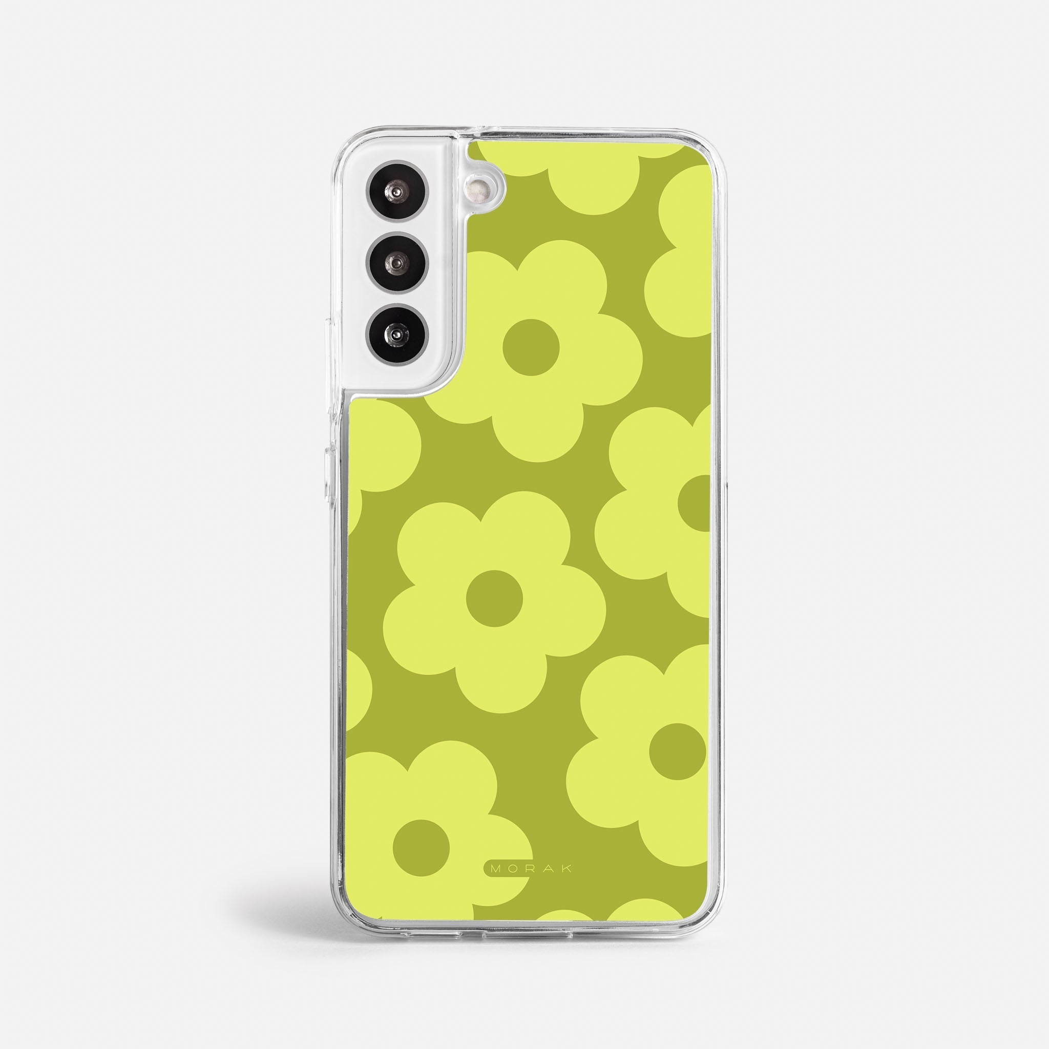 Case Retro Flowers - Blanco Premium – Protección antigolpe | Diseño colombiano | Morak