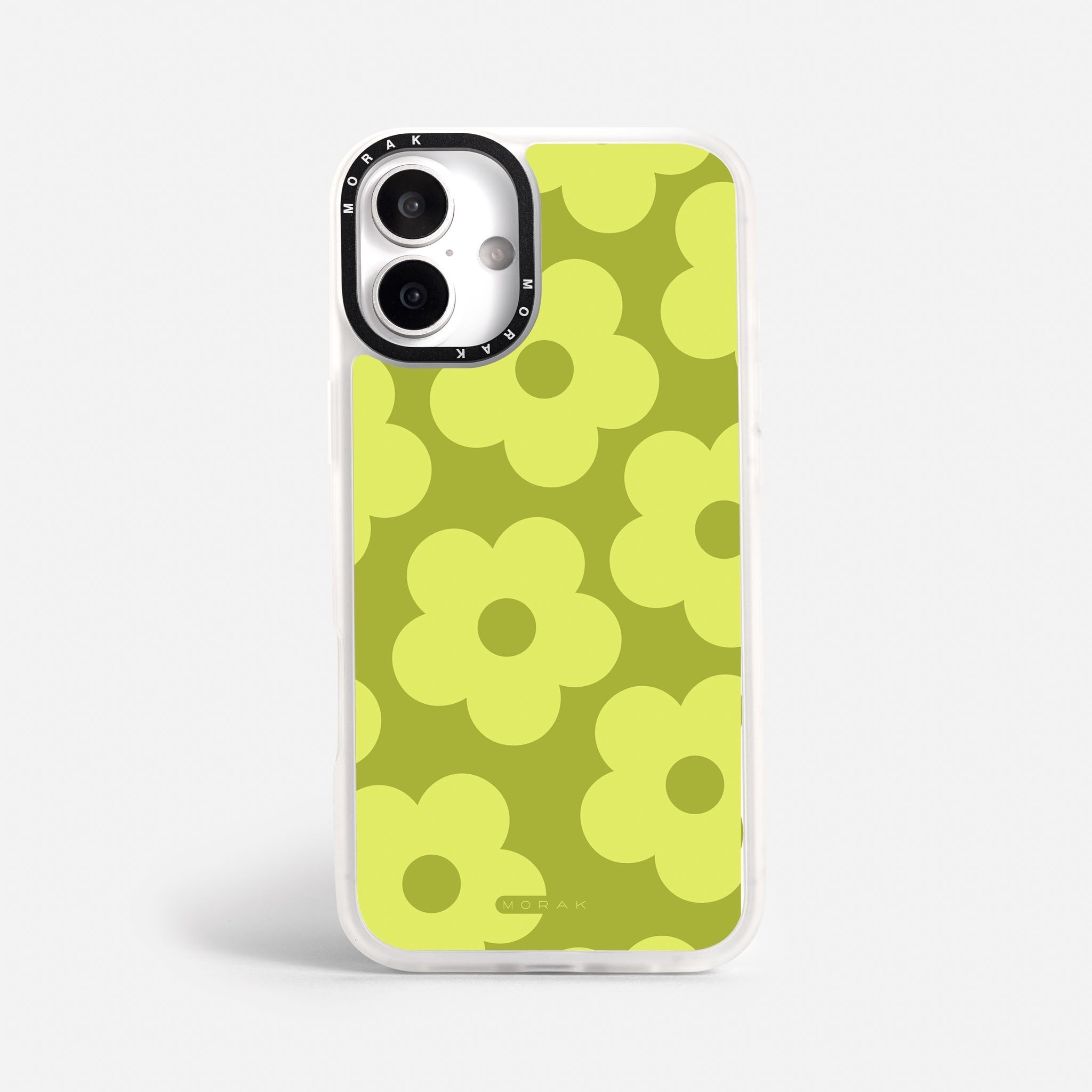 Case Retro Flowers - Blanco Premium – Protección antigolpe | Diseño colombiano | Morak