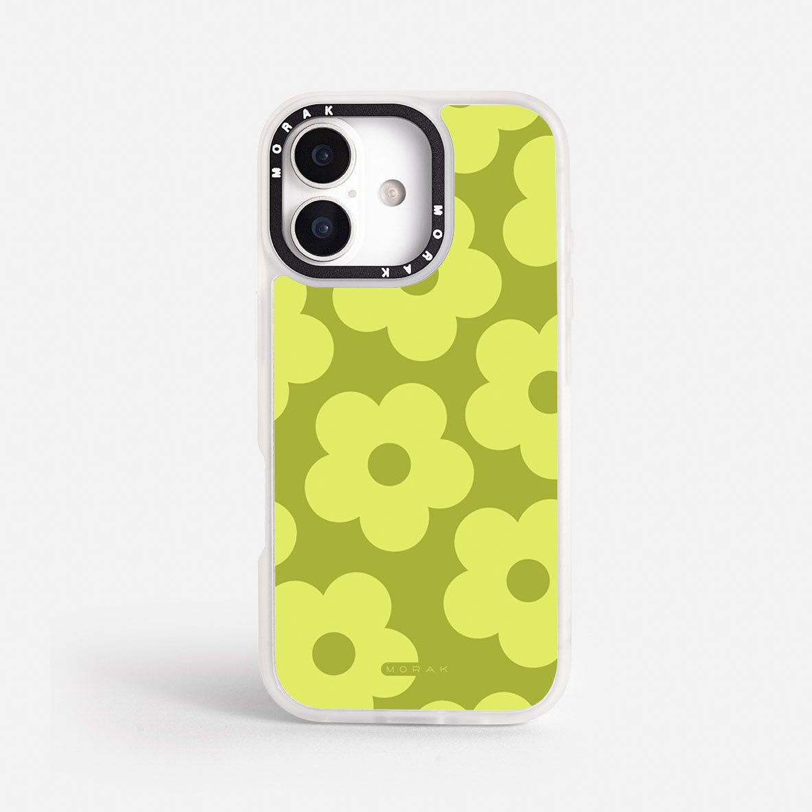Case Retro Flowers - Blanco Premium – Protección antigolpe | Diseño colombiano | Morak