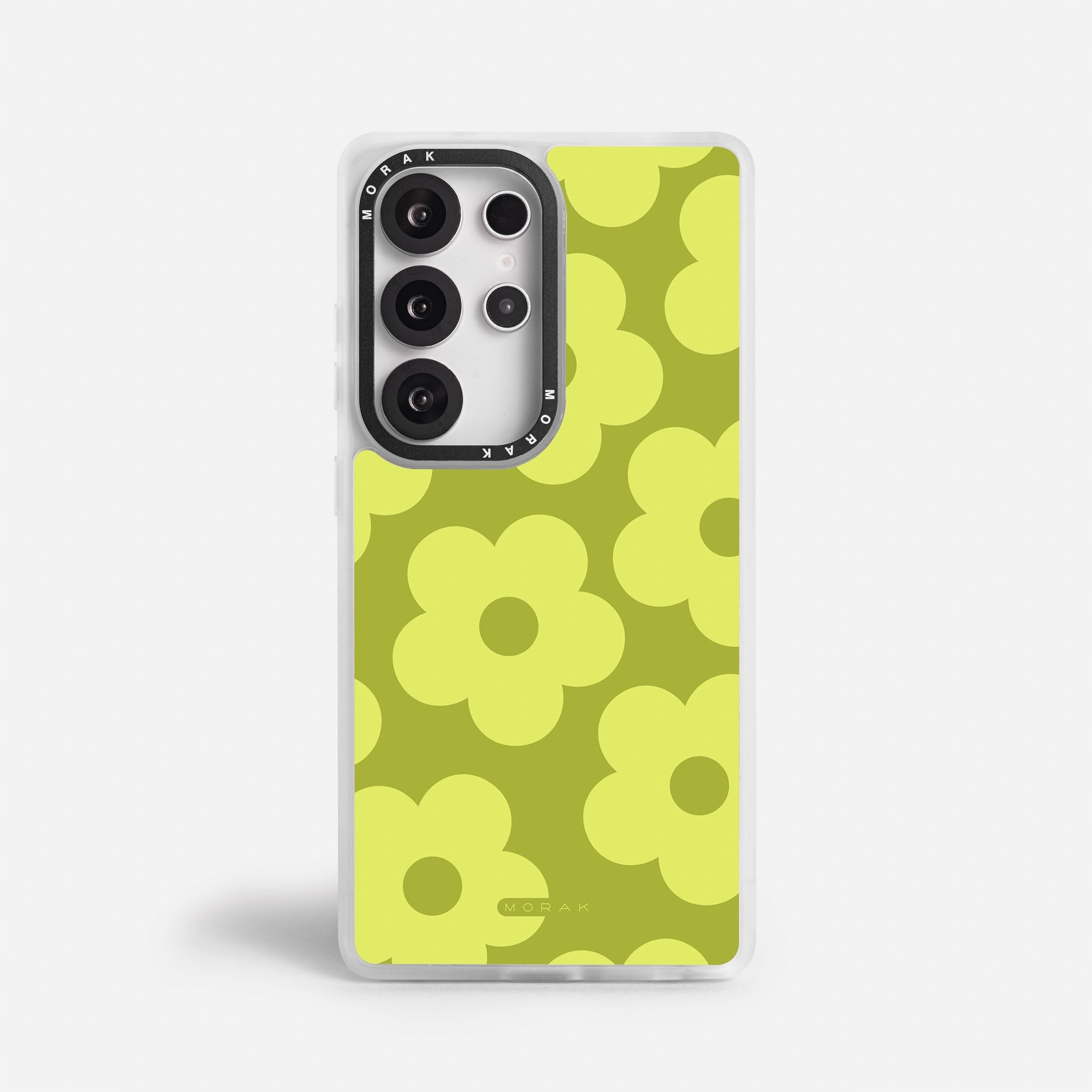 Case Retro Flowers - Blanco Premium – Protección antigolpe | Diseño colombiano | Morak