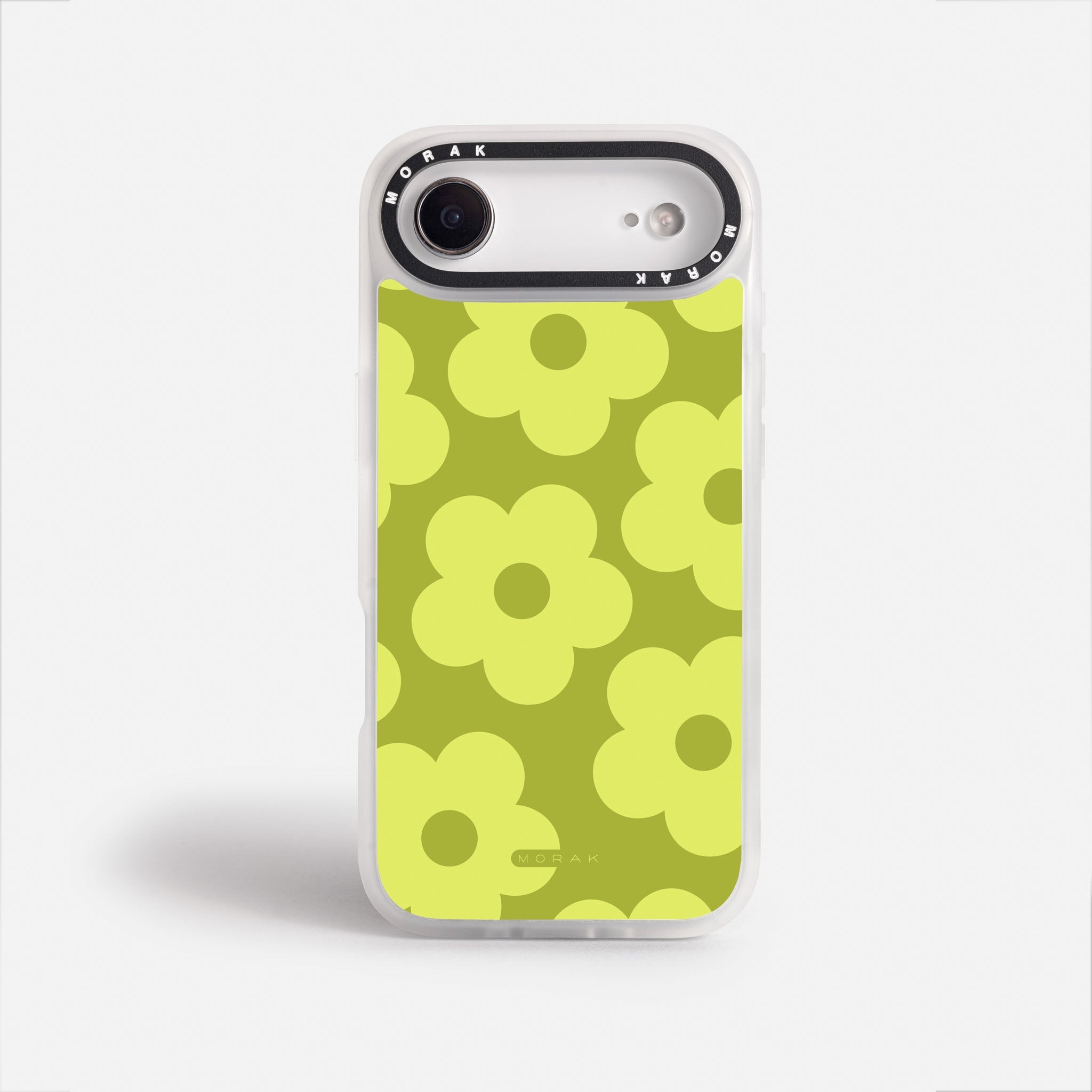 Case Retro Flowers - Blanco Premium – Protección antigolpe | Diseño colombiano | Morak