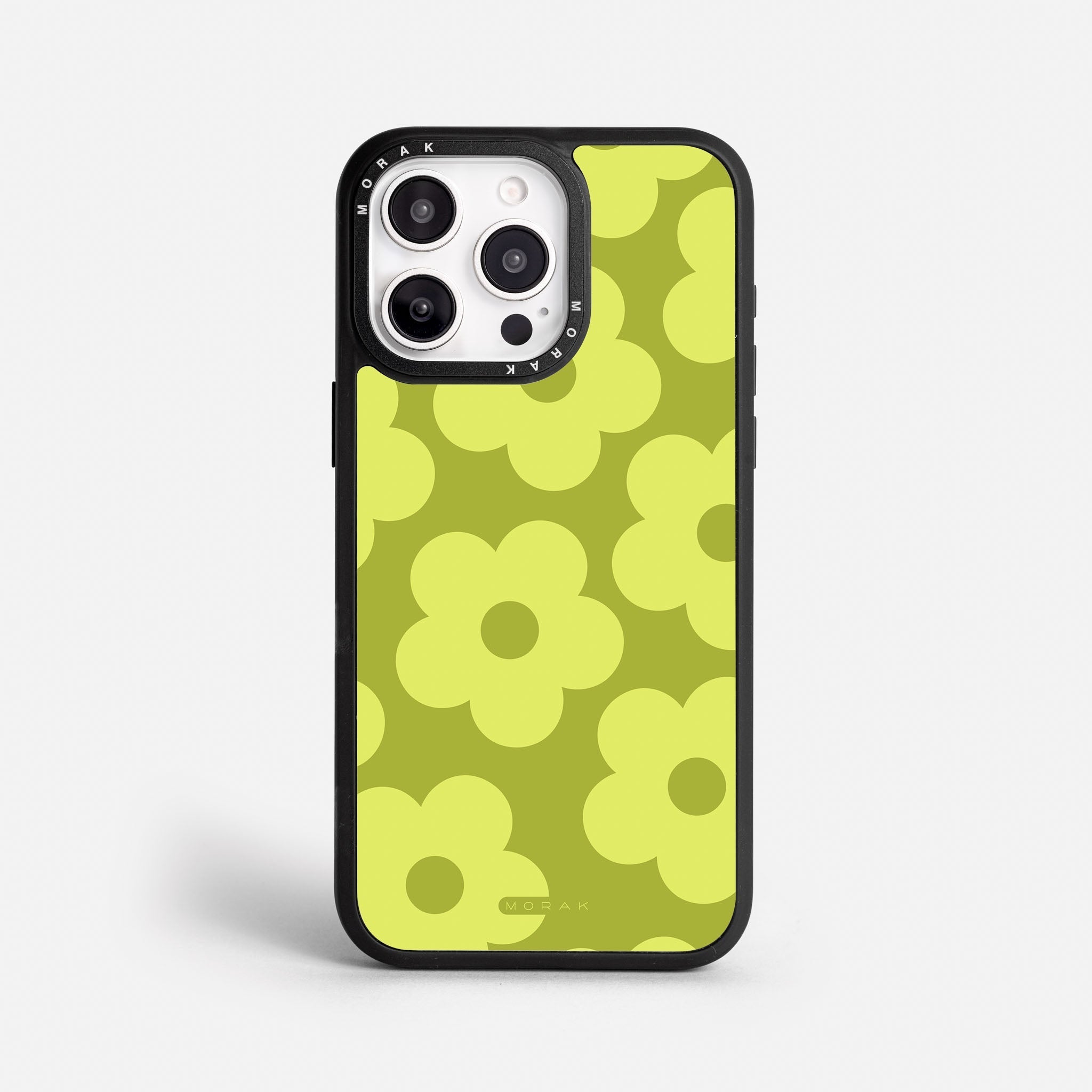 Case Retro Flowers - Blanco Premium – Protección antigolpe | Diseño colombiano | Morak