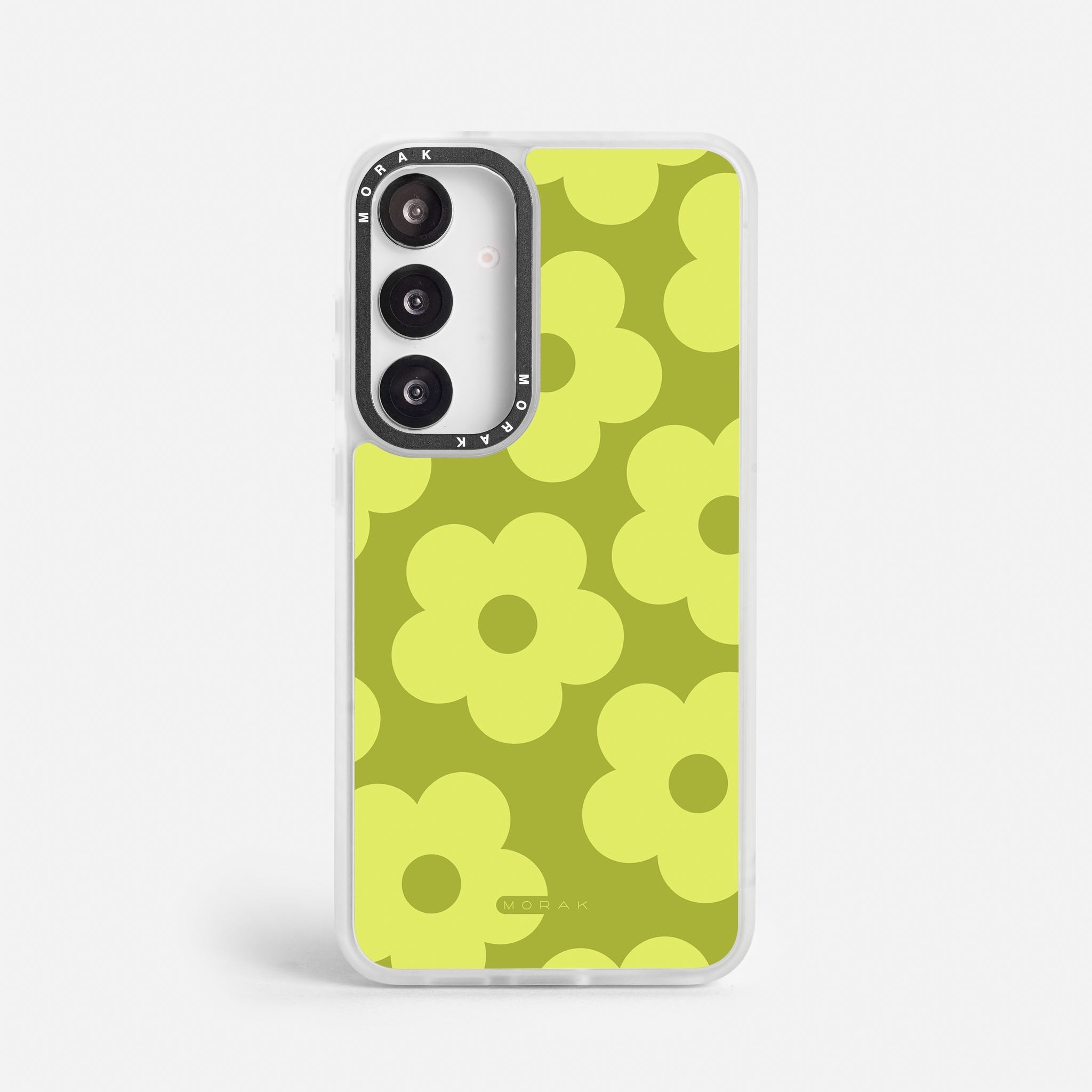 Case Retro Flowers - Blanco Premium – Protección antigolpe | Diseño colombiano | Morak