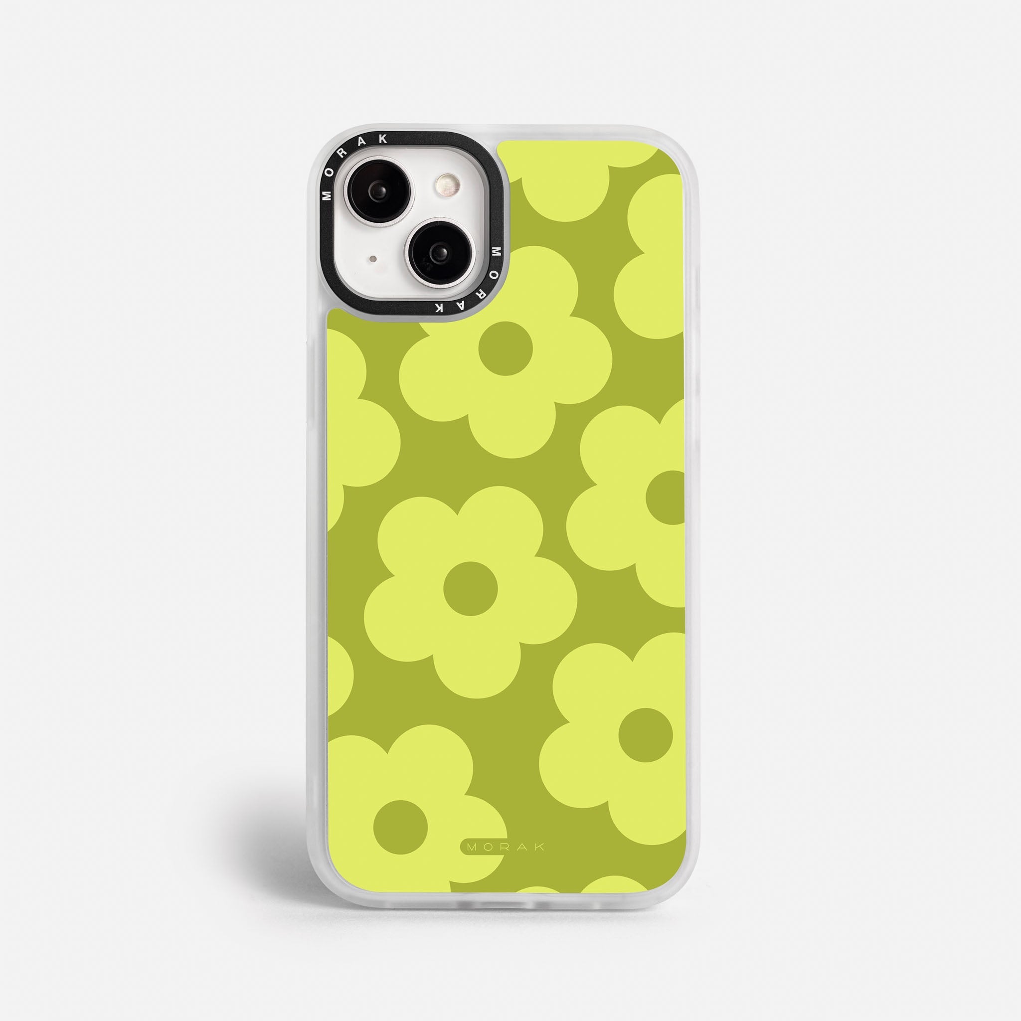 Case Retro Flowers - Blanco Premium – Protección antigolpe | Diseño colombiano | Morak
