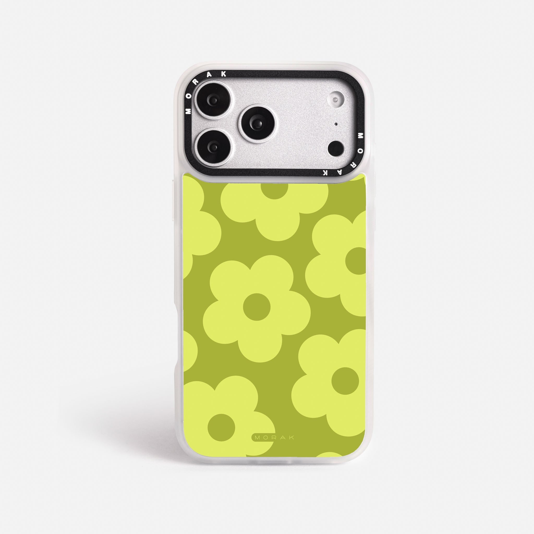 Case Retro Flowers - Blanco Premium – Protección antigolpe | Diseño colombiano | Morak