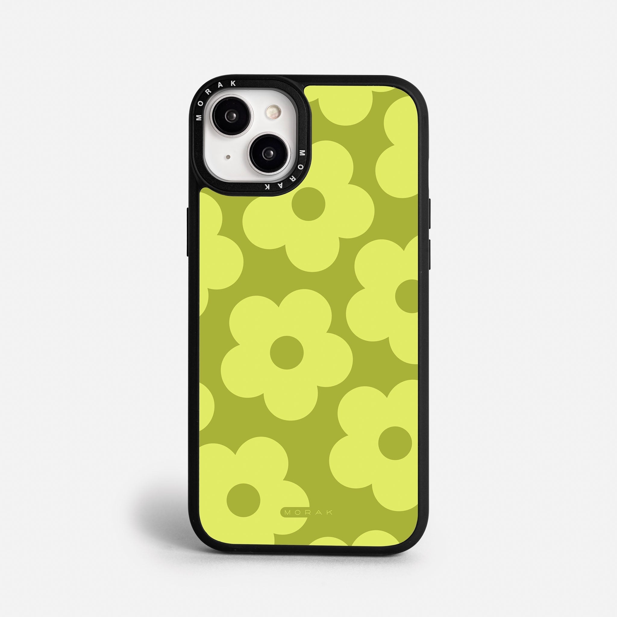 Case Retro Flowers - Blanco Premium – Protección antigolpe | Diseño colombiano | Morak