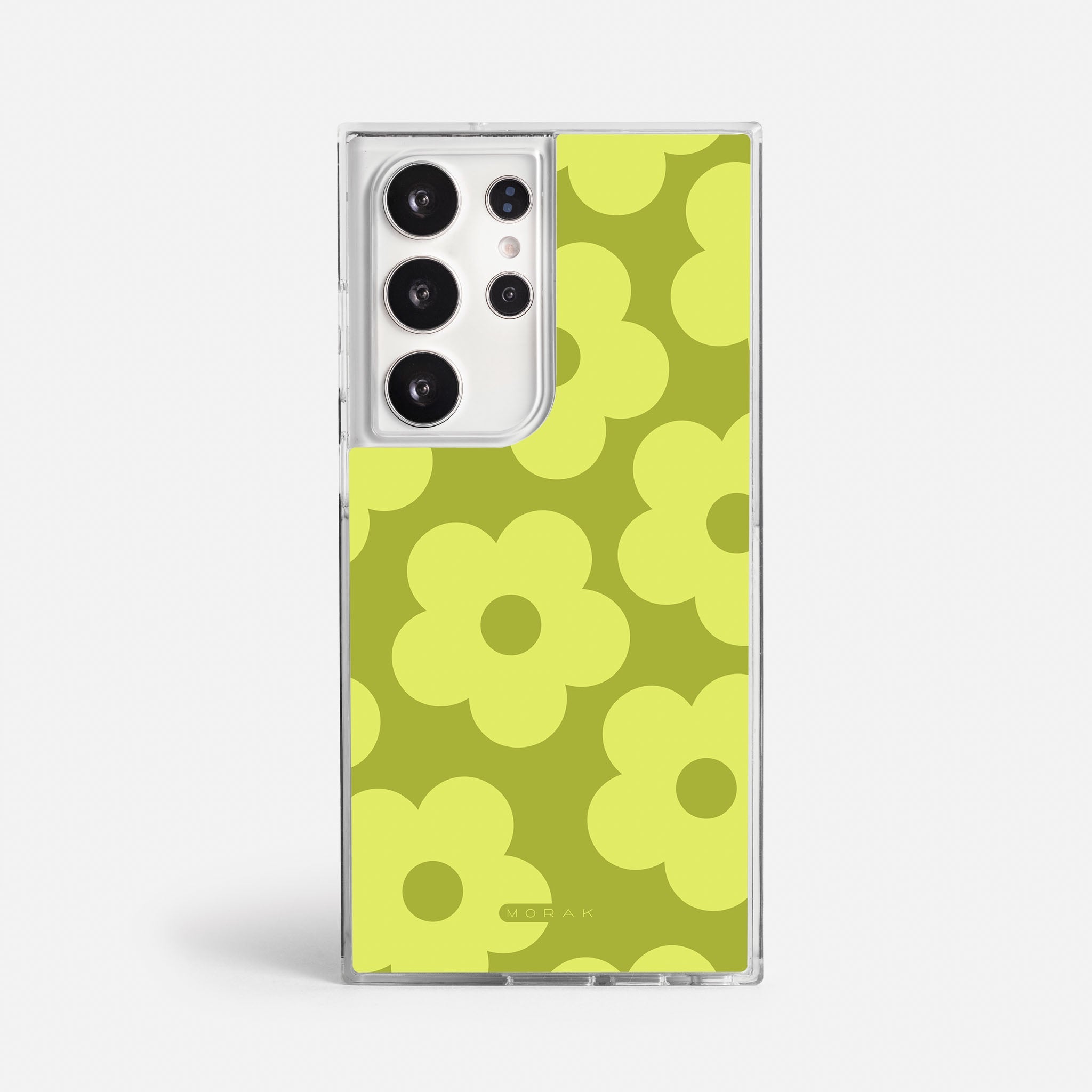 Case Retro Flowers - Blanco Premium – Protección antigolpe | Diseño colombiano | Morak