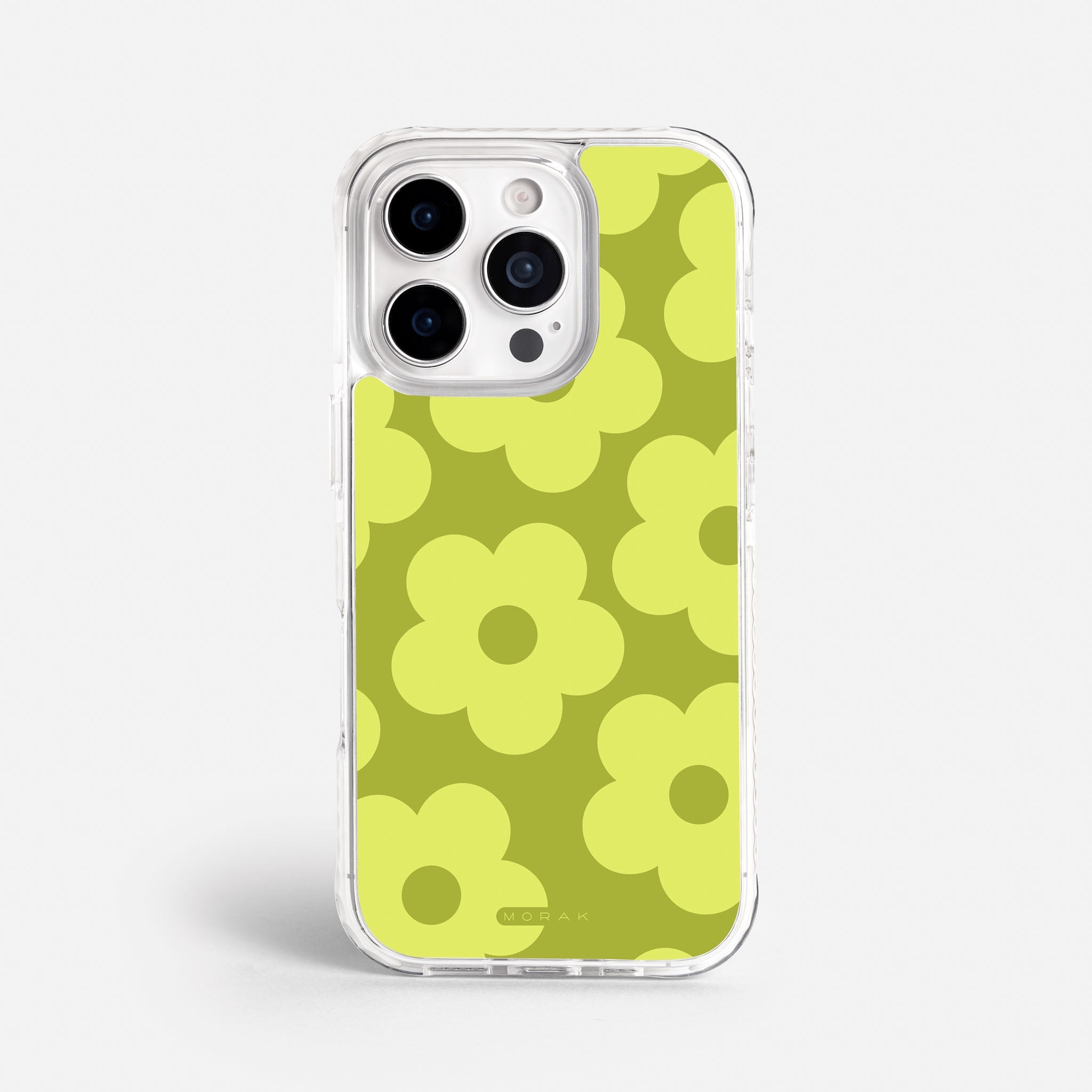 Case Retro Flowers - Blanco Premium – Protección antigolpe | Diseño colombiano | Morak