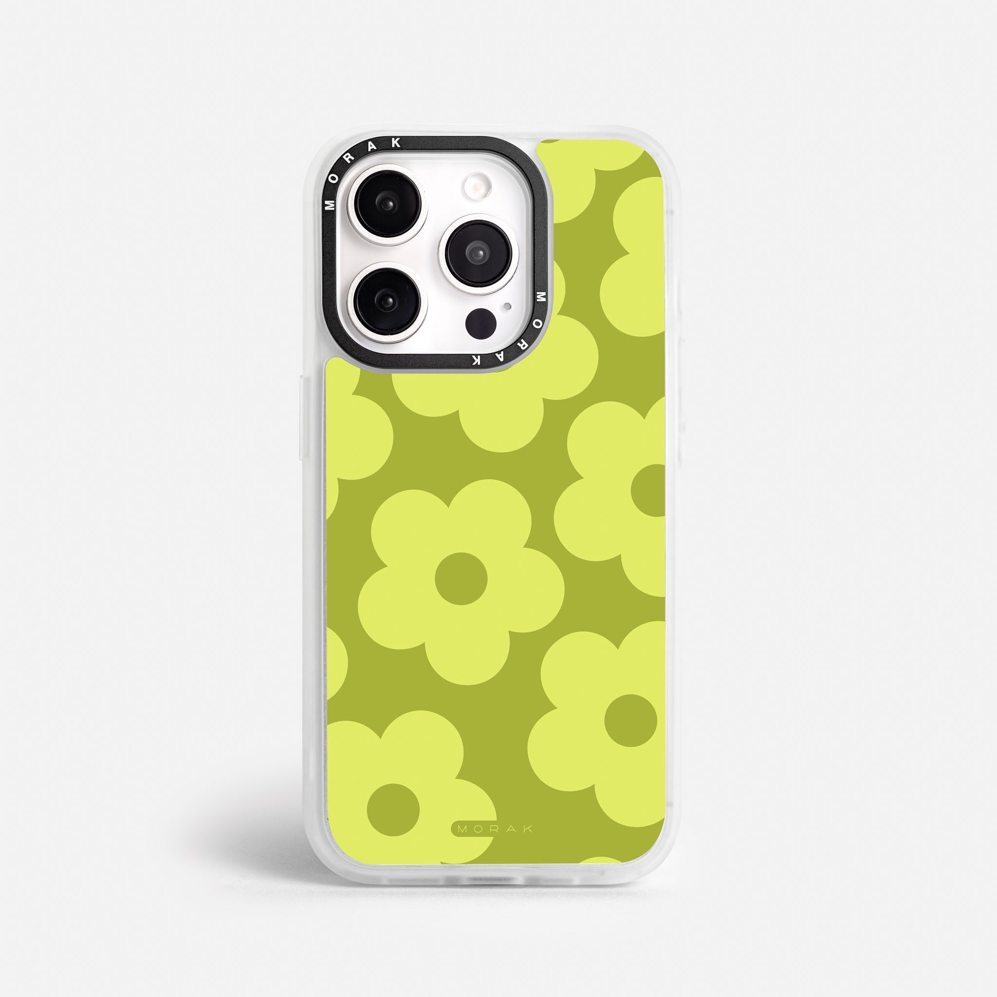 Case Retro Flowers - Blanco Premium – Protección antigolpe | Diseño colombiano | Morak