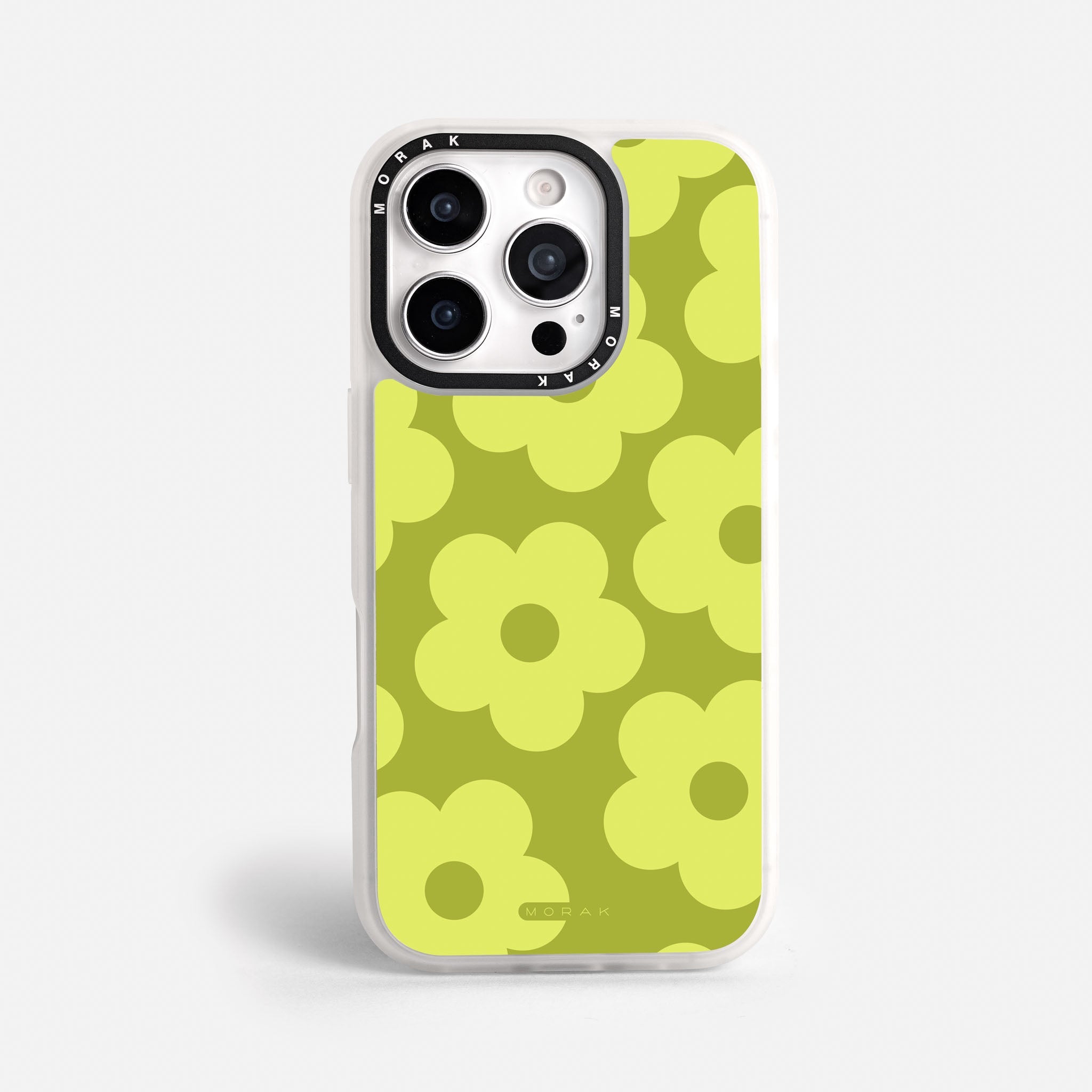 Case Retro Flowers - Blanco Premium – Protección antigolpe | Diseño colombiano | Morak