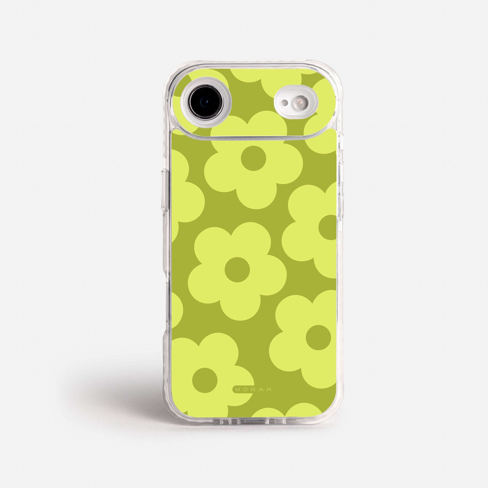 Case Retro Flowers - Blanco Premium – Protección antigolpe | Diseño colombiano | Morak
