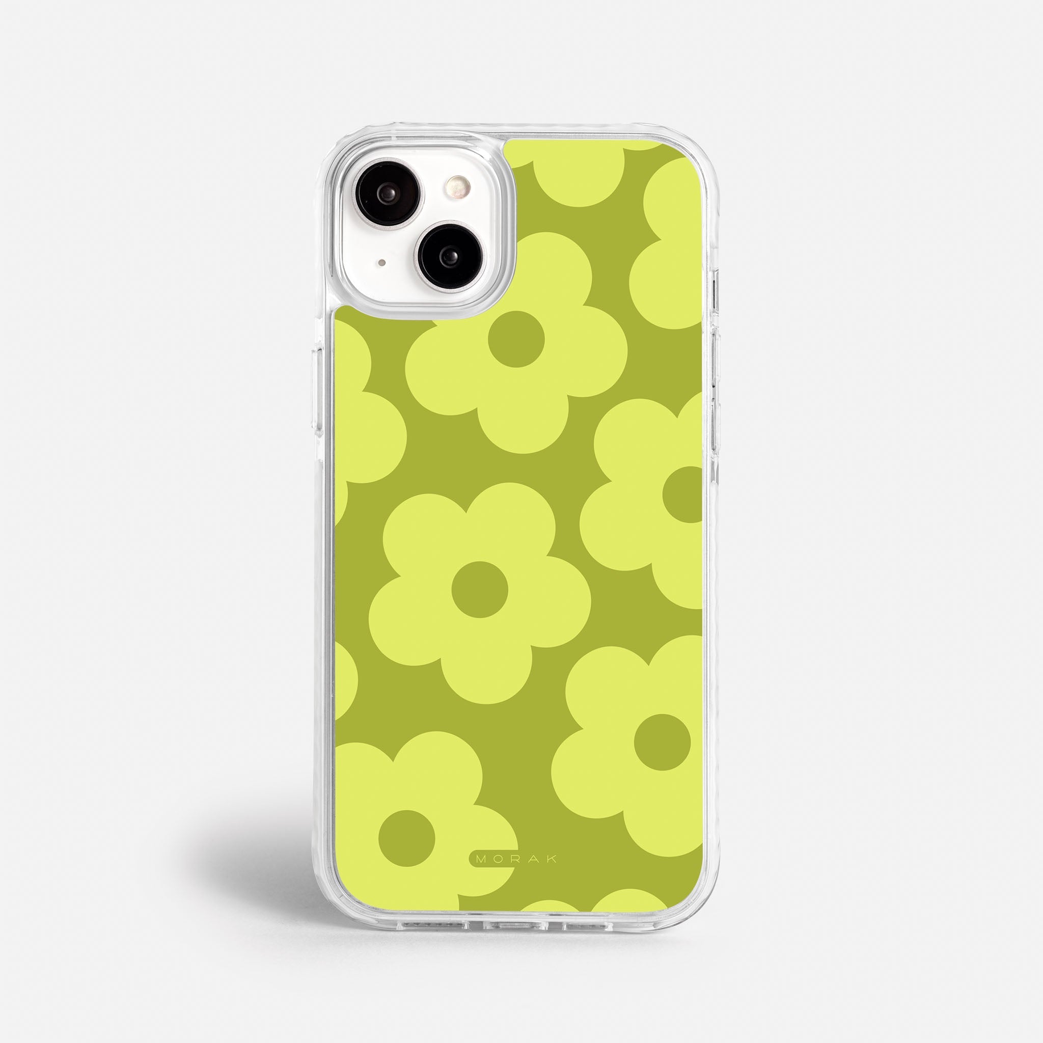 Case Retro Flowers - Blanco Premium – Protección antigolpe | Diseño colombiano | Morak